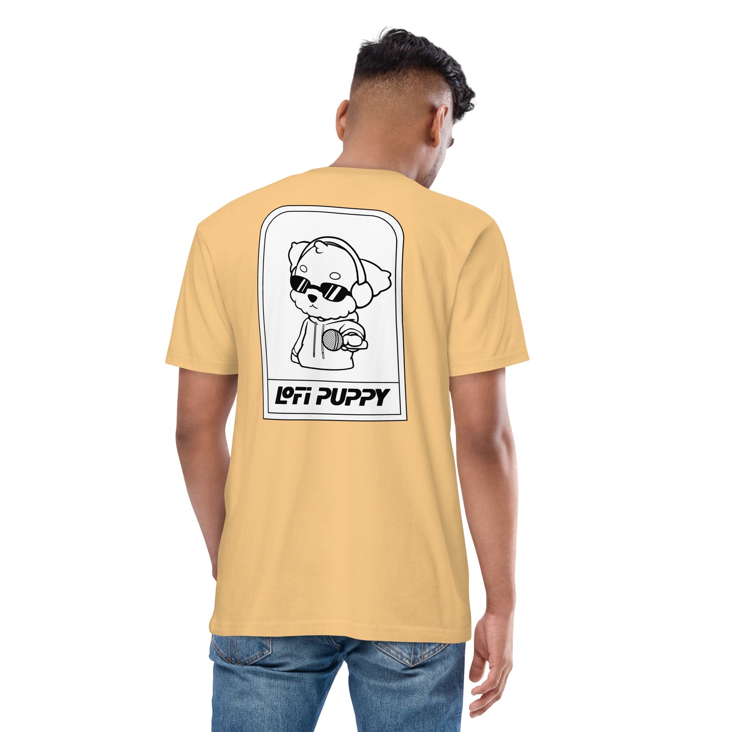 Lo-Fi Puppy Men’s Premium Heavyweight Tee