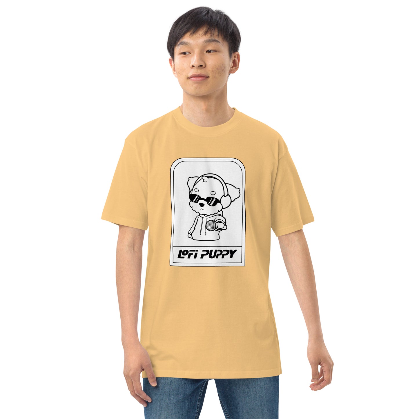 Lo-Fi Puppy ReMix Men’s Premium Heavyweight Tee