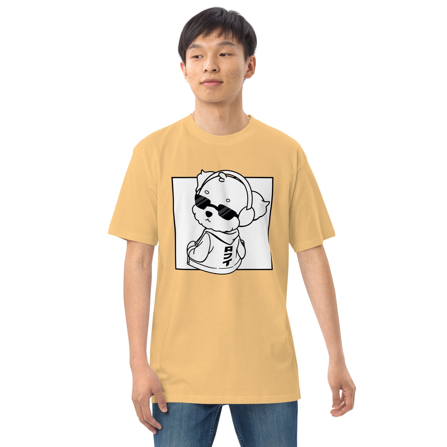 Lo-Fi Puppy Men’s Premium Heavyweight Tee