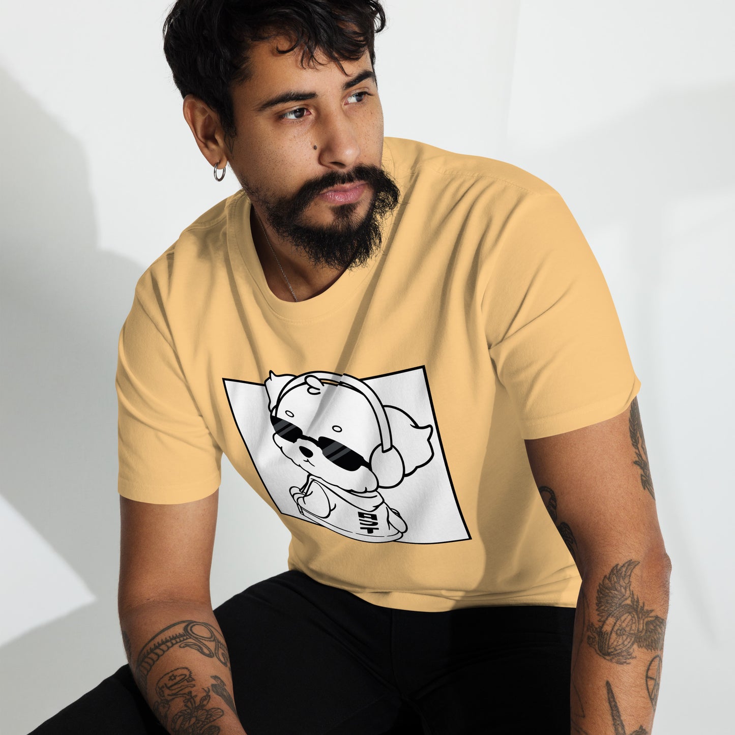 Lo-Fi Puppy Men’s Premium Heavyweight Tee