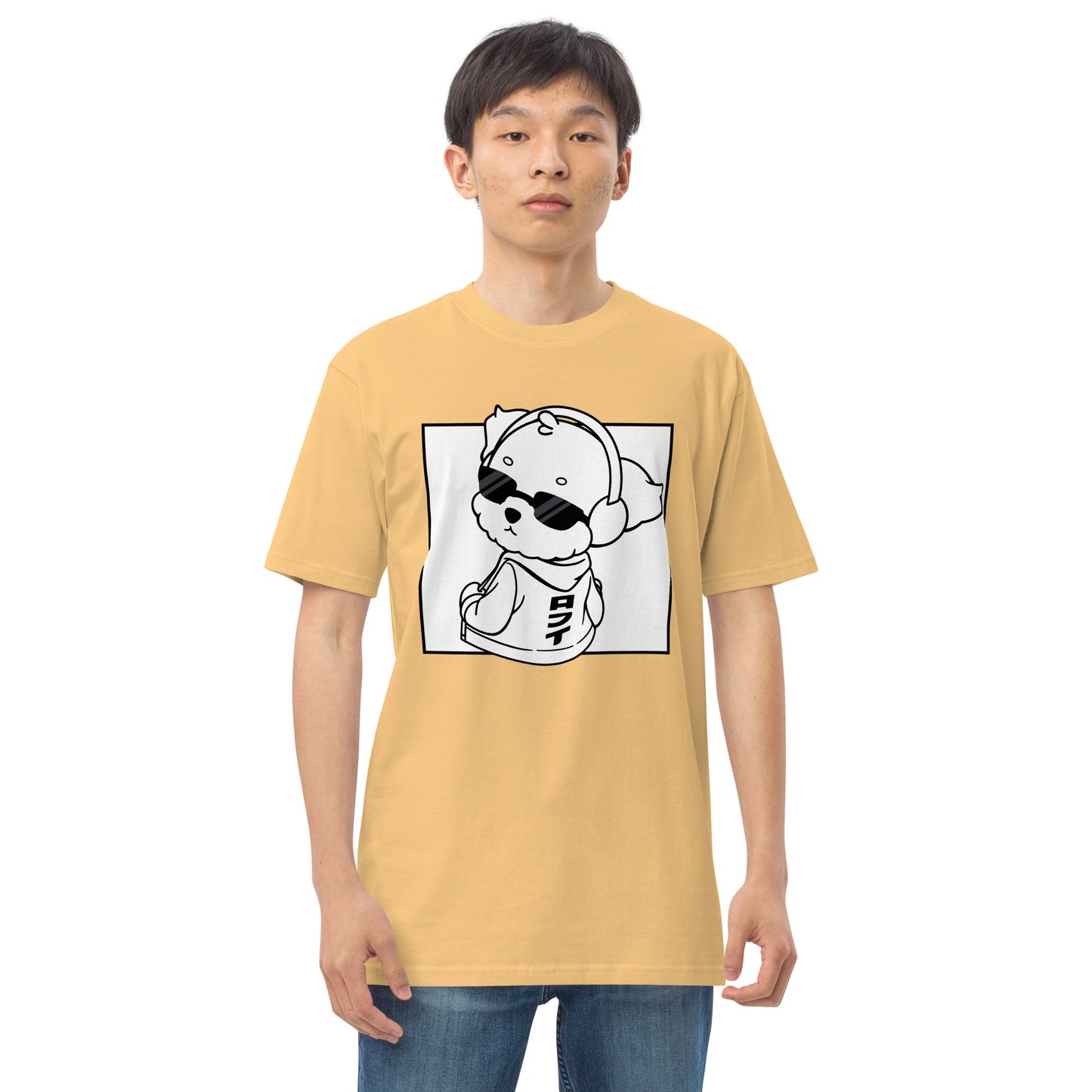 Lo-Fi Puppy Men’s Premium Heavyweight Tee