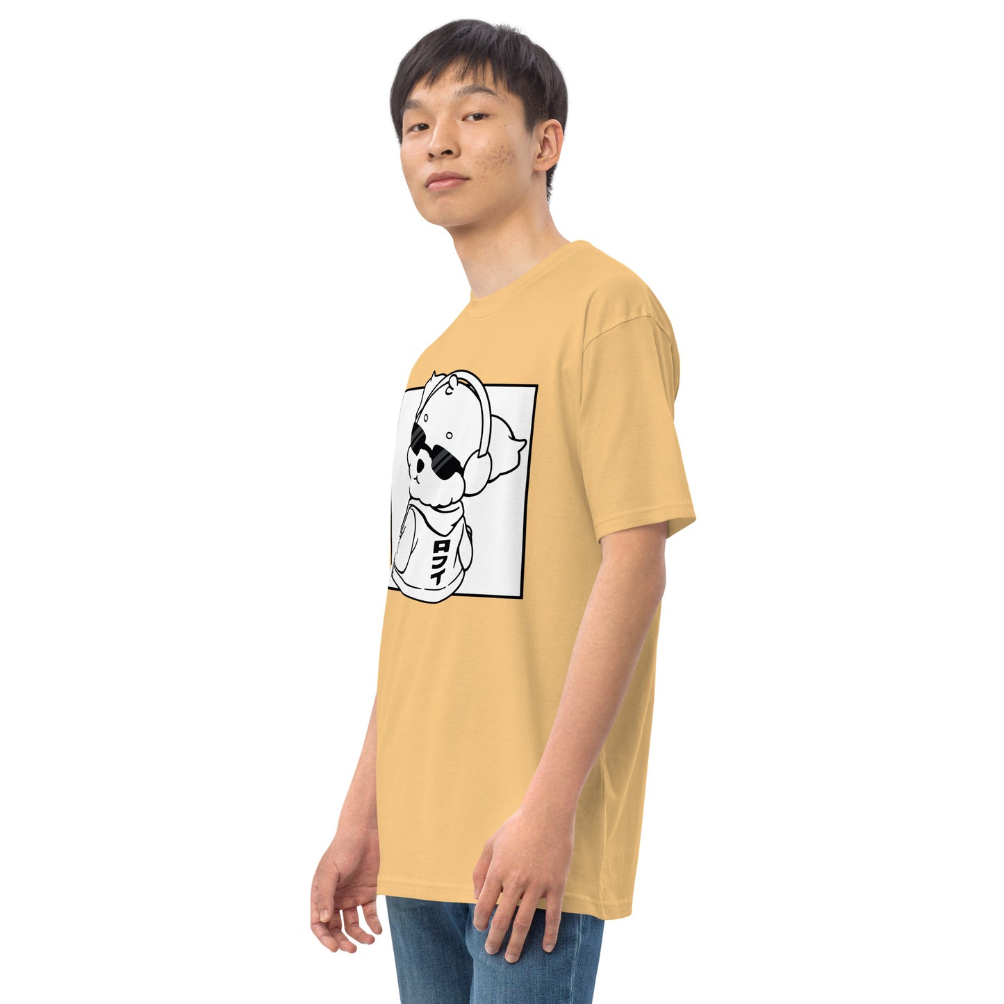 Lo-Fi Puppy Men’s Premium Heavyweight Tee