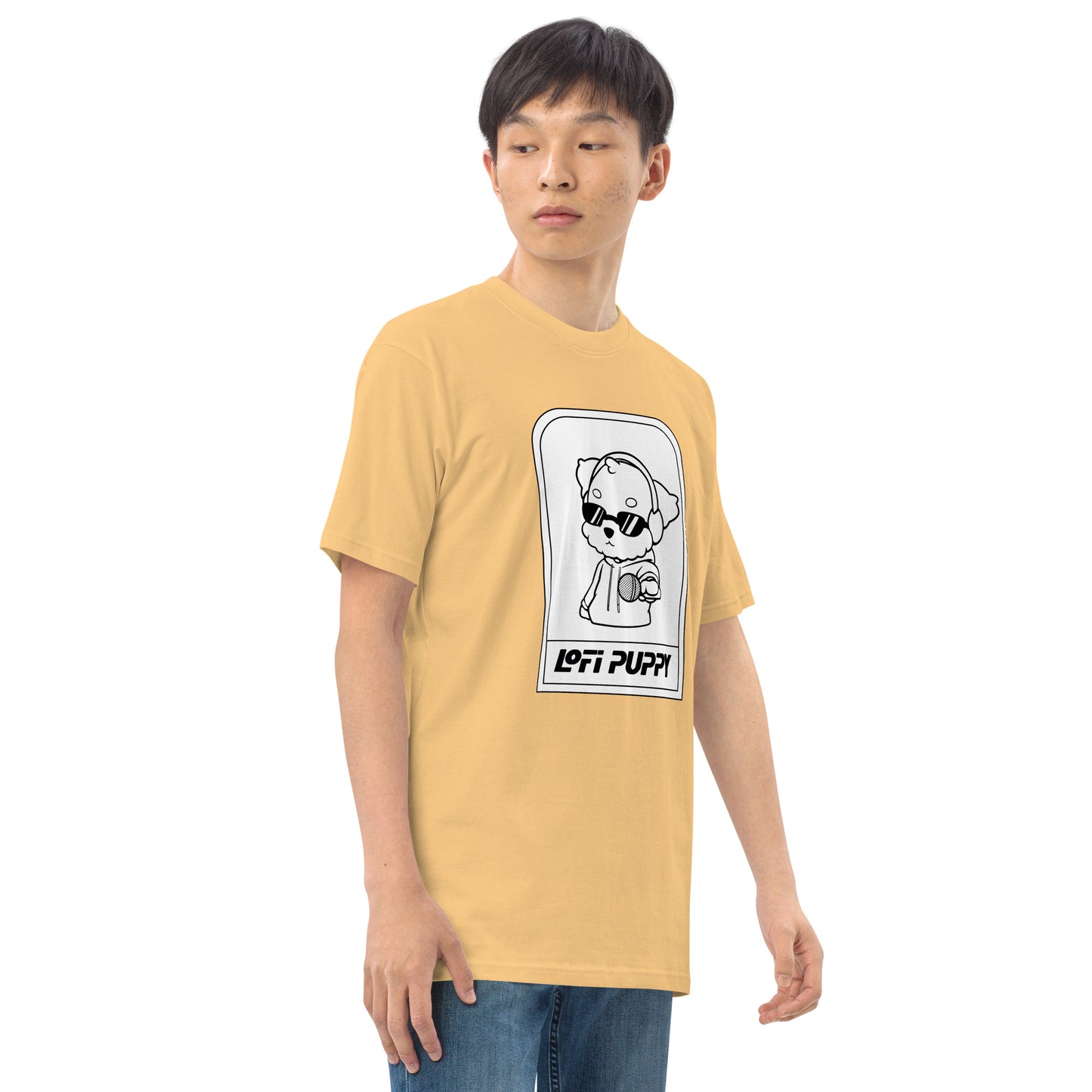 Lo-Fi Puppy ReMix Men’s Premium Heavyweight Tee