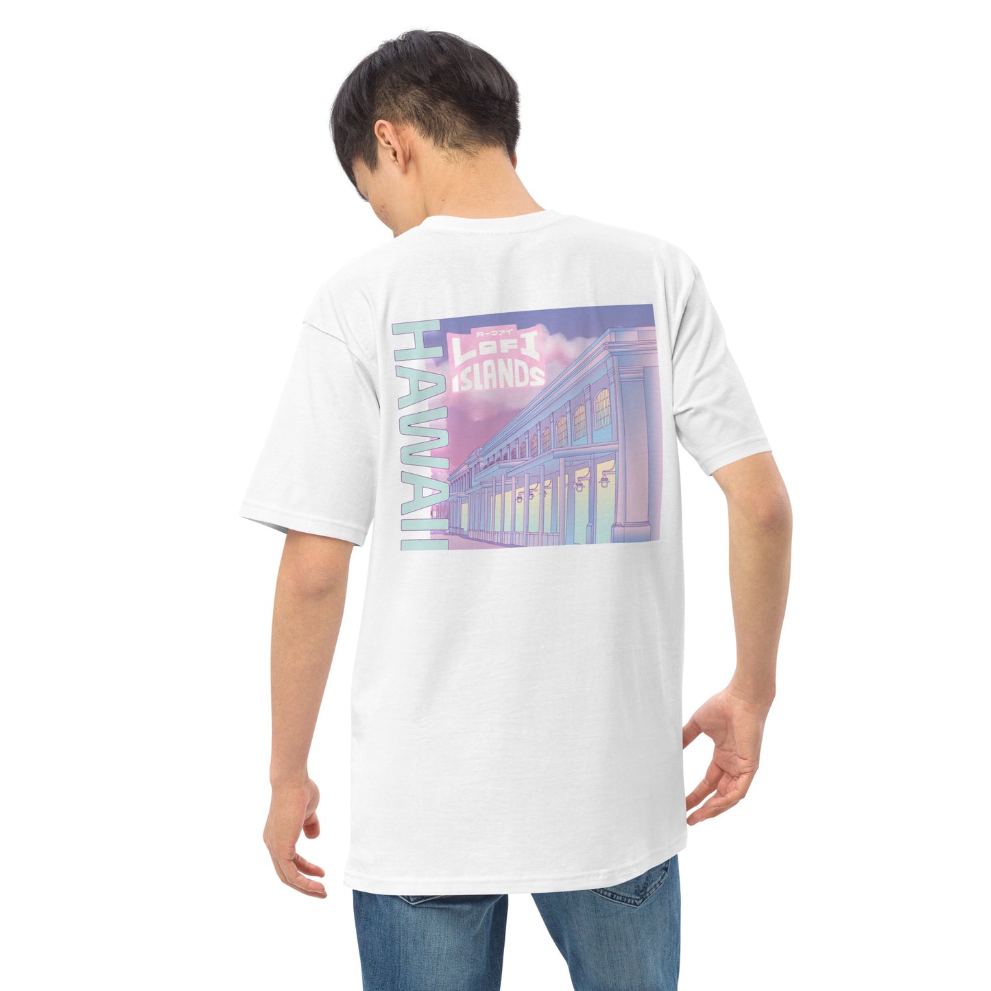 Aloha Tower x Lo-Fi Islands Men’s Premium Heavyweight Tee