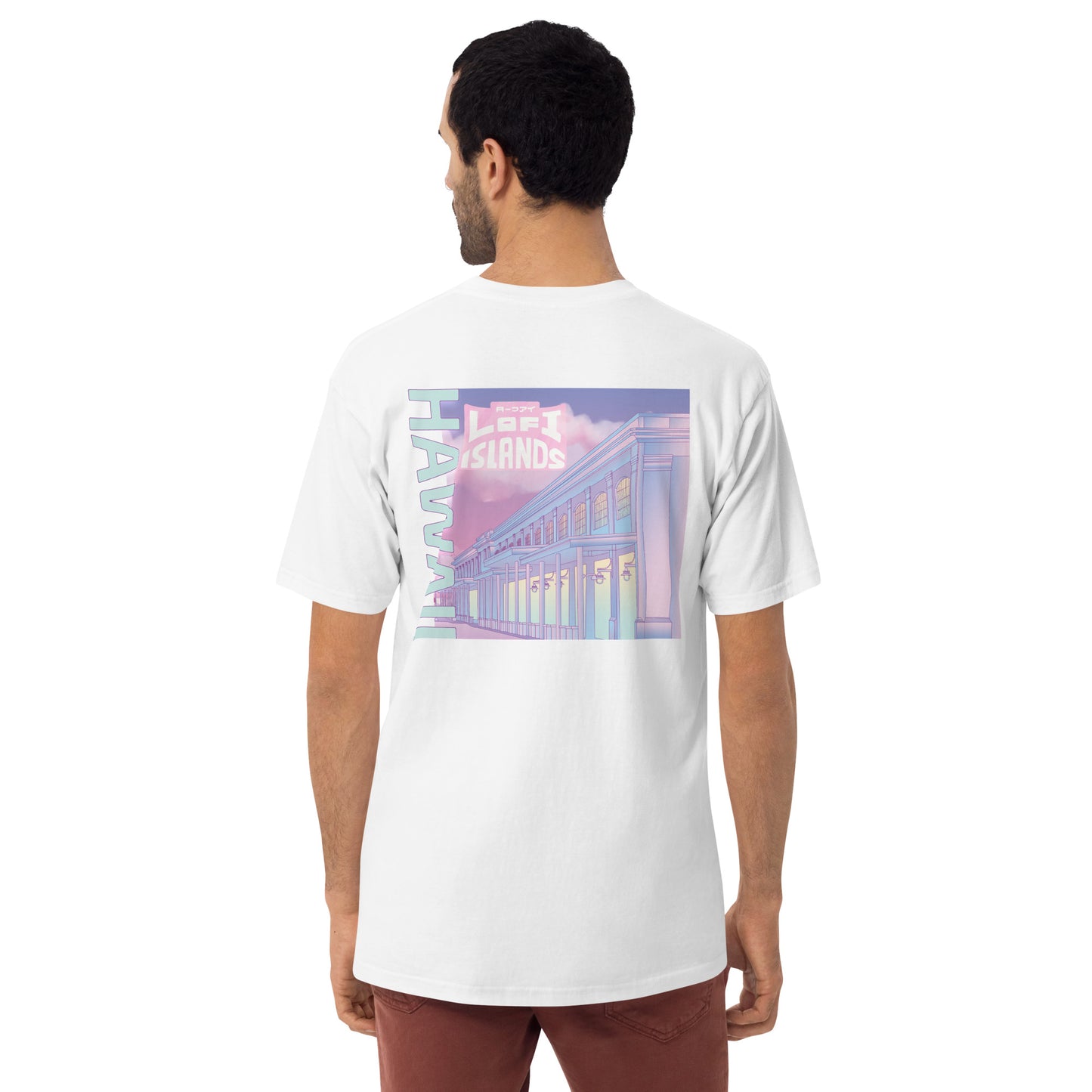 Aloha Tower x Lo-Fi Islands Men’s Premium Heavyweight Tee