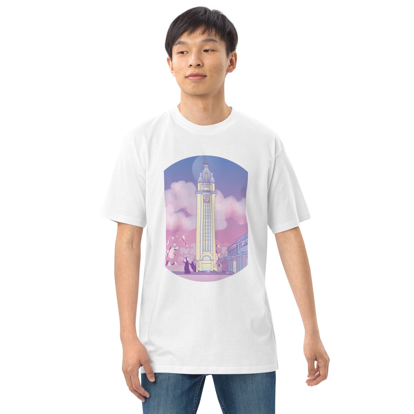 Aloha Tower x Lo-Fi Islands Men’s Premium Heavyweight Tee