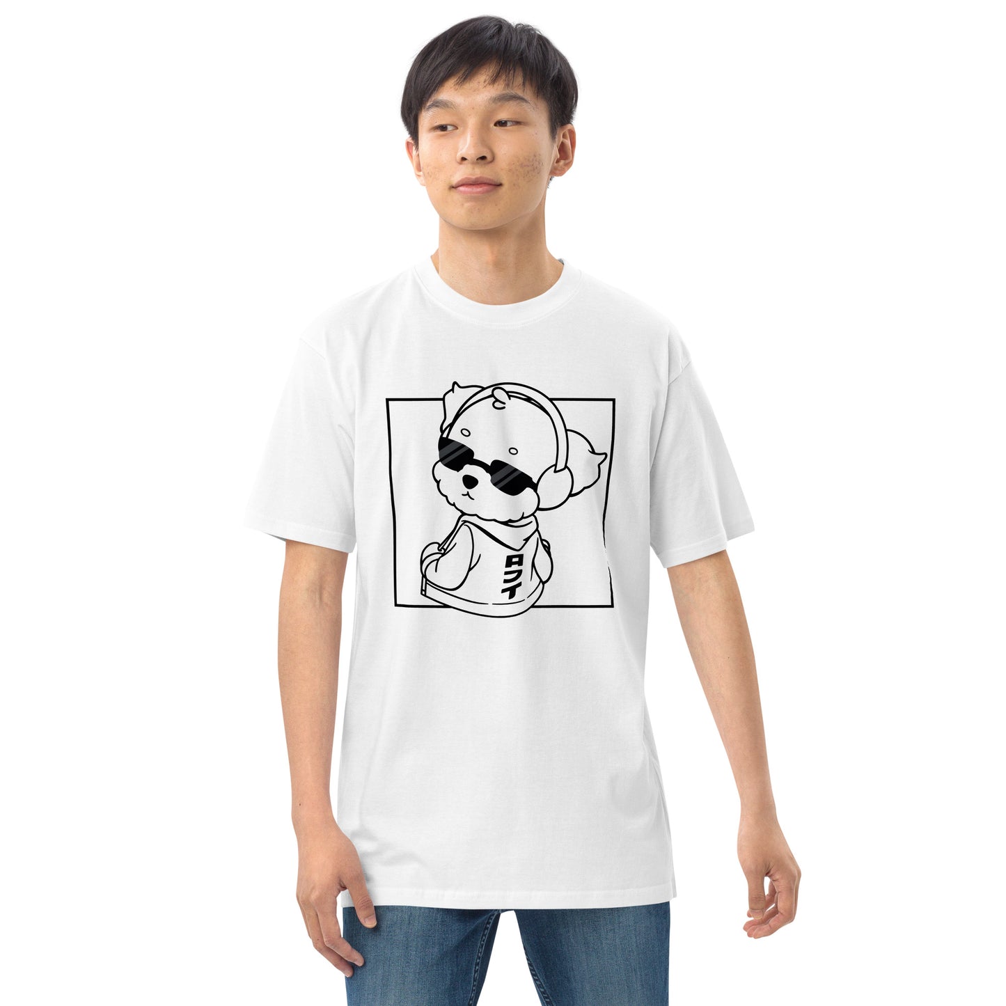 Lo-Fi Puppy Men’s Premium Heavyweight Tee