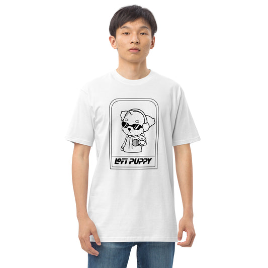 Lo-Fi Puppy ReMix Men’s Premium Heavyweight Tee