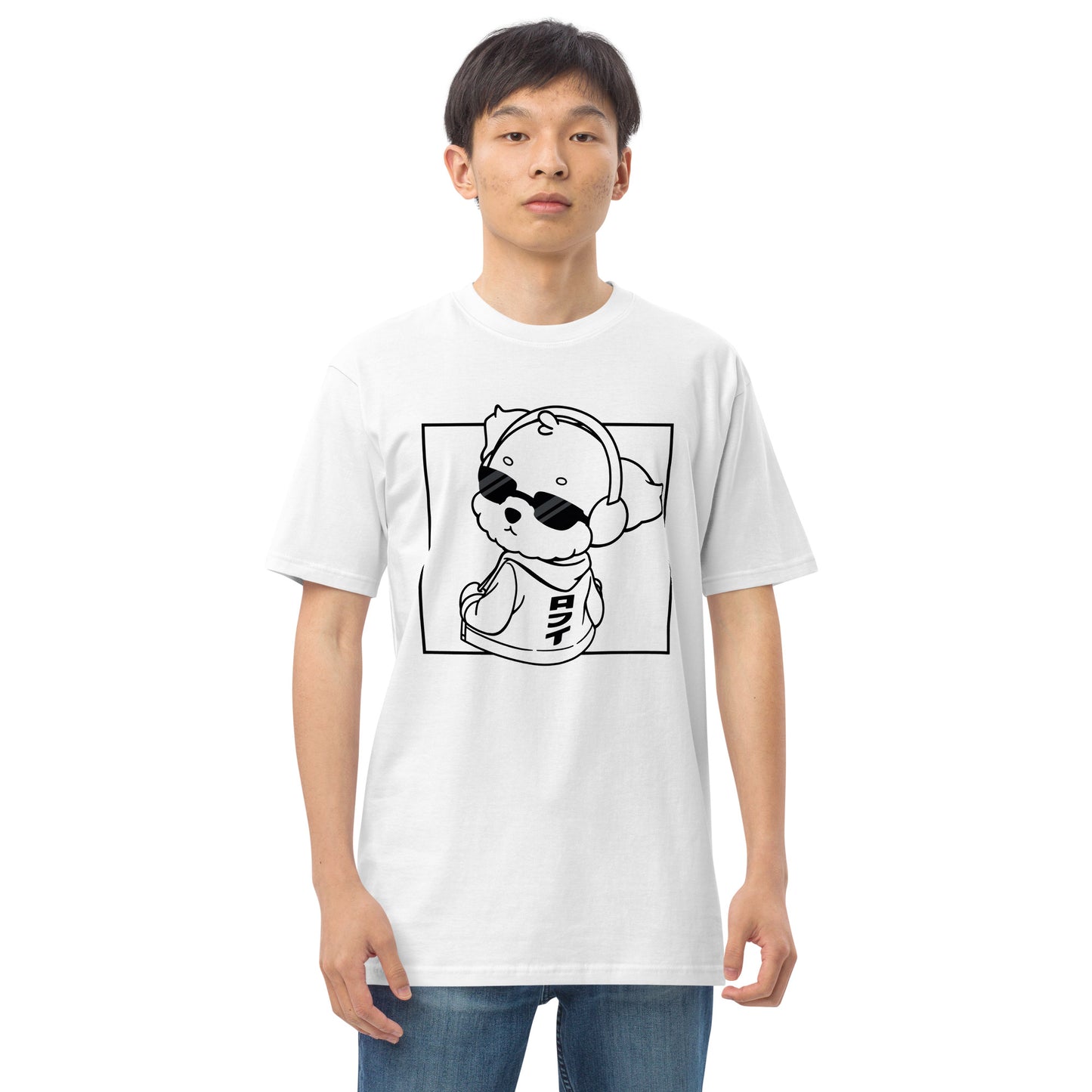 Lo-Fi Puppy Men’s Premium Heavyweight Tee