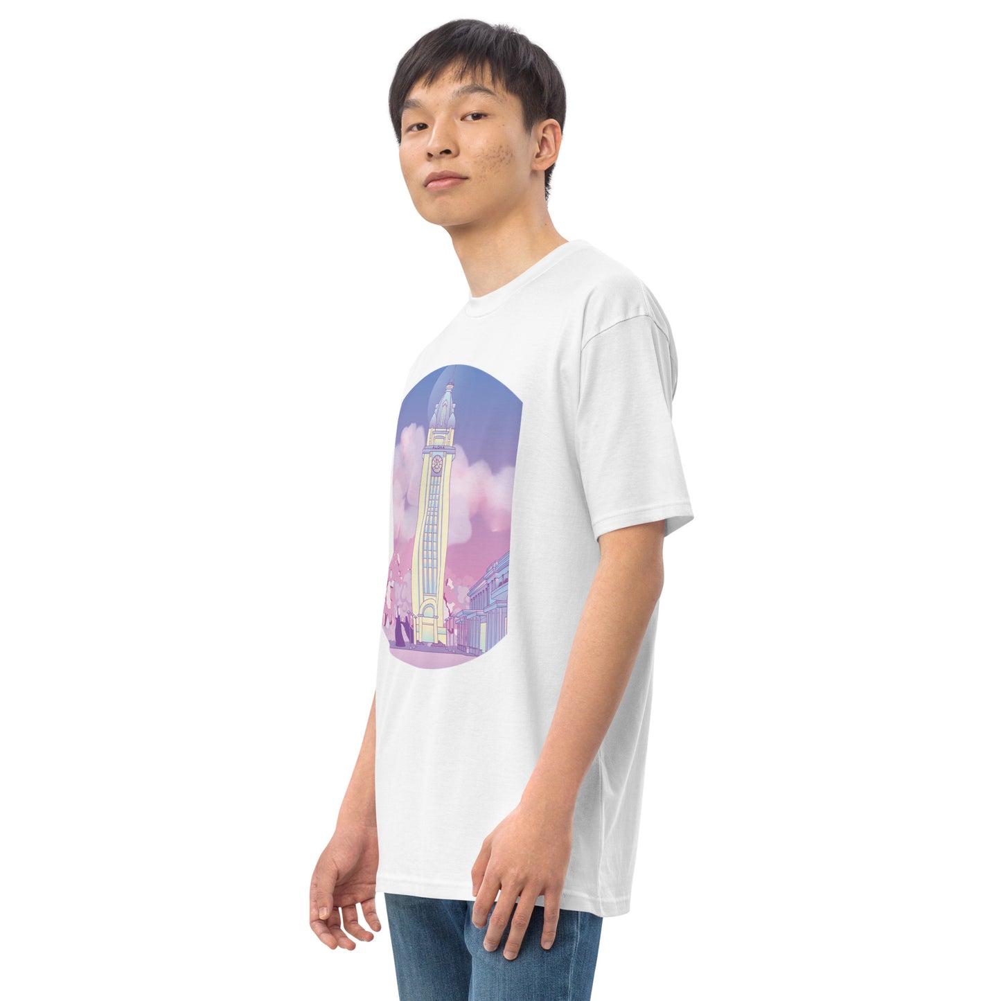 Aloha Tower x Lo-Fi Islands Men’s Premium Heavyweight Tee