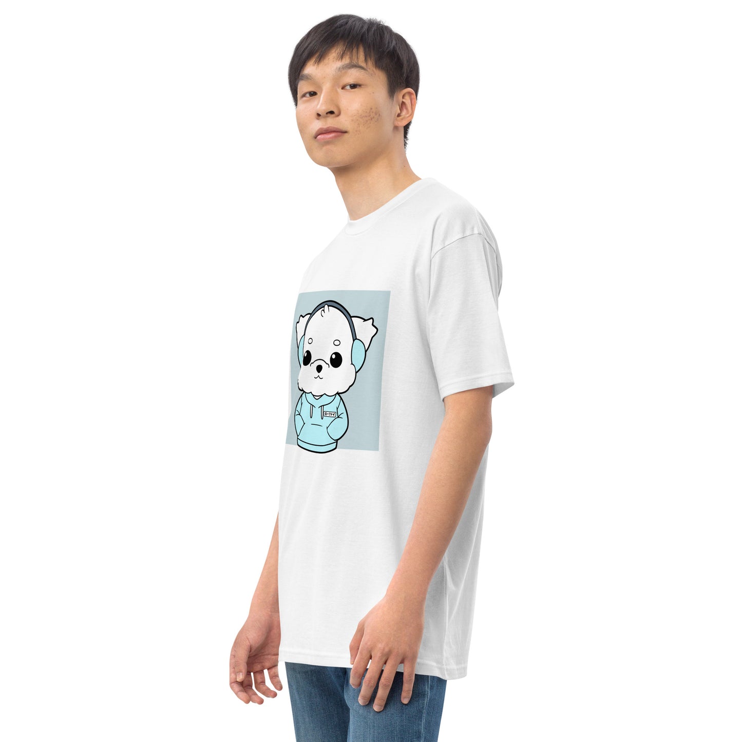 Lo-Fi Puppy Men’s Premium Heavyweight Tee