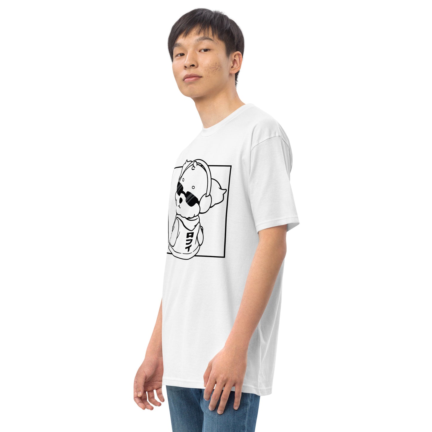 Lo-Fi Puppy Men’s Premium Heavyweight Tee