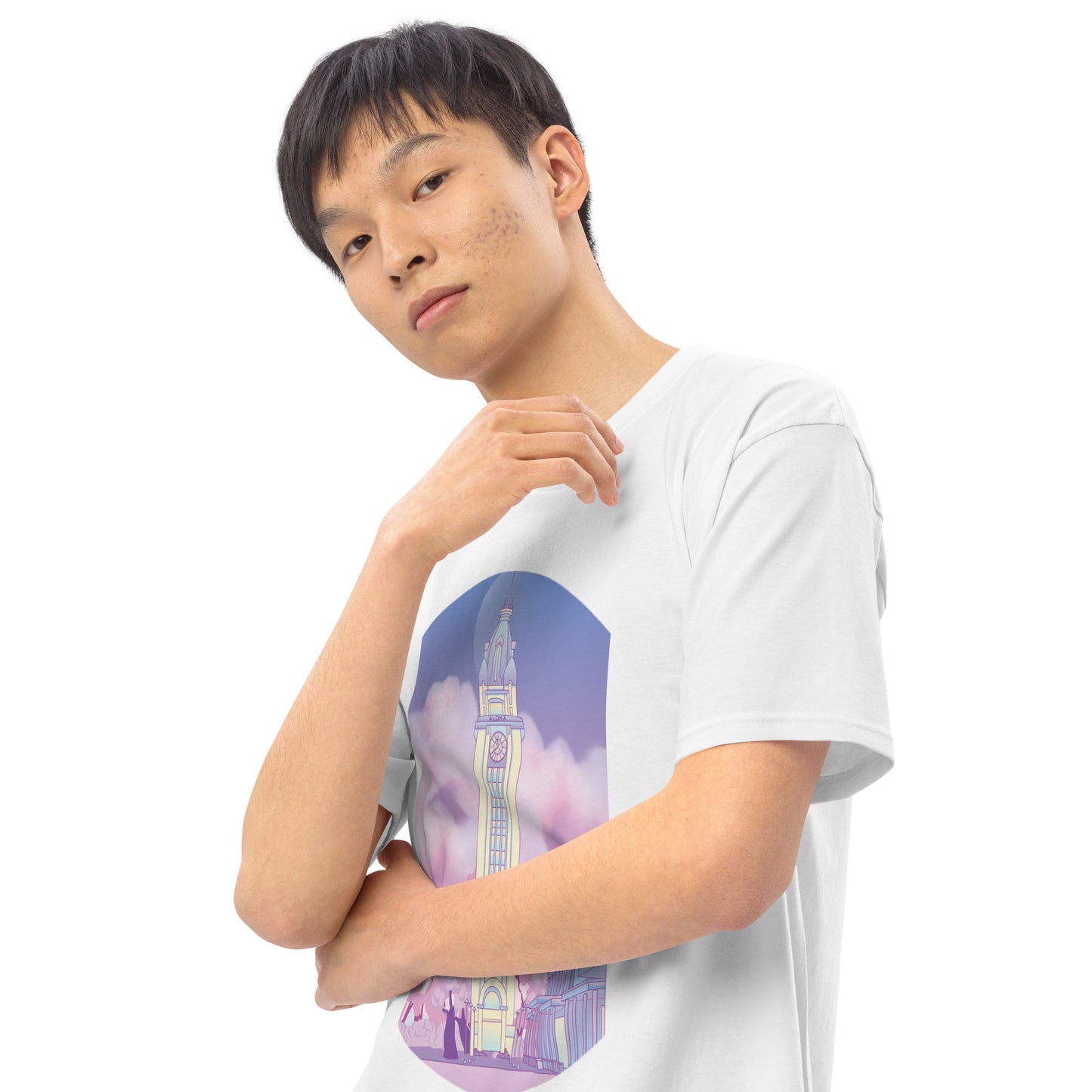 Aloha Tower x Lo-Fi Islands Men’s Premium Heavyweight Tee