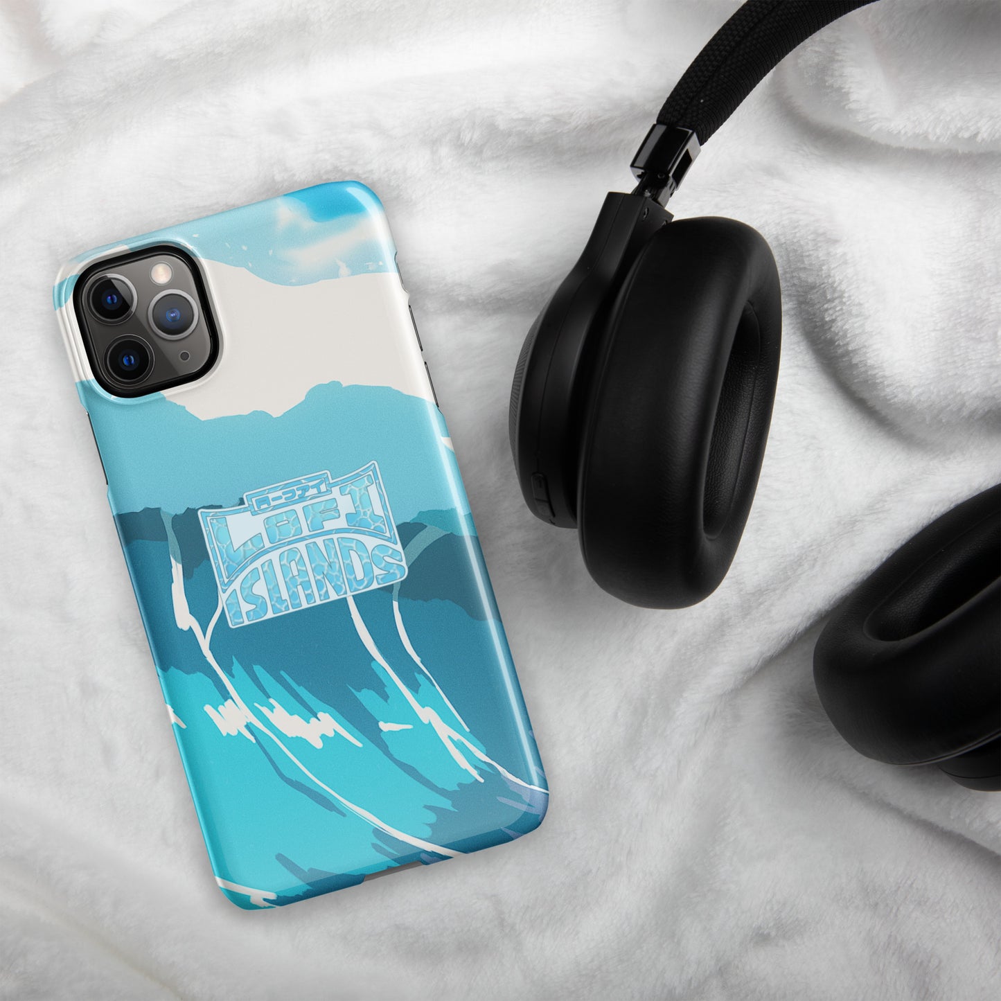 Lo-Fi Islands Ocean Wave Snap Phone Case