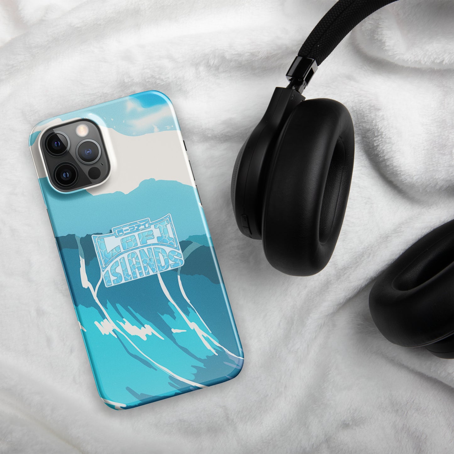 Lo-Fi Islands Ocean Wave Snap Phone Case