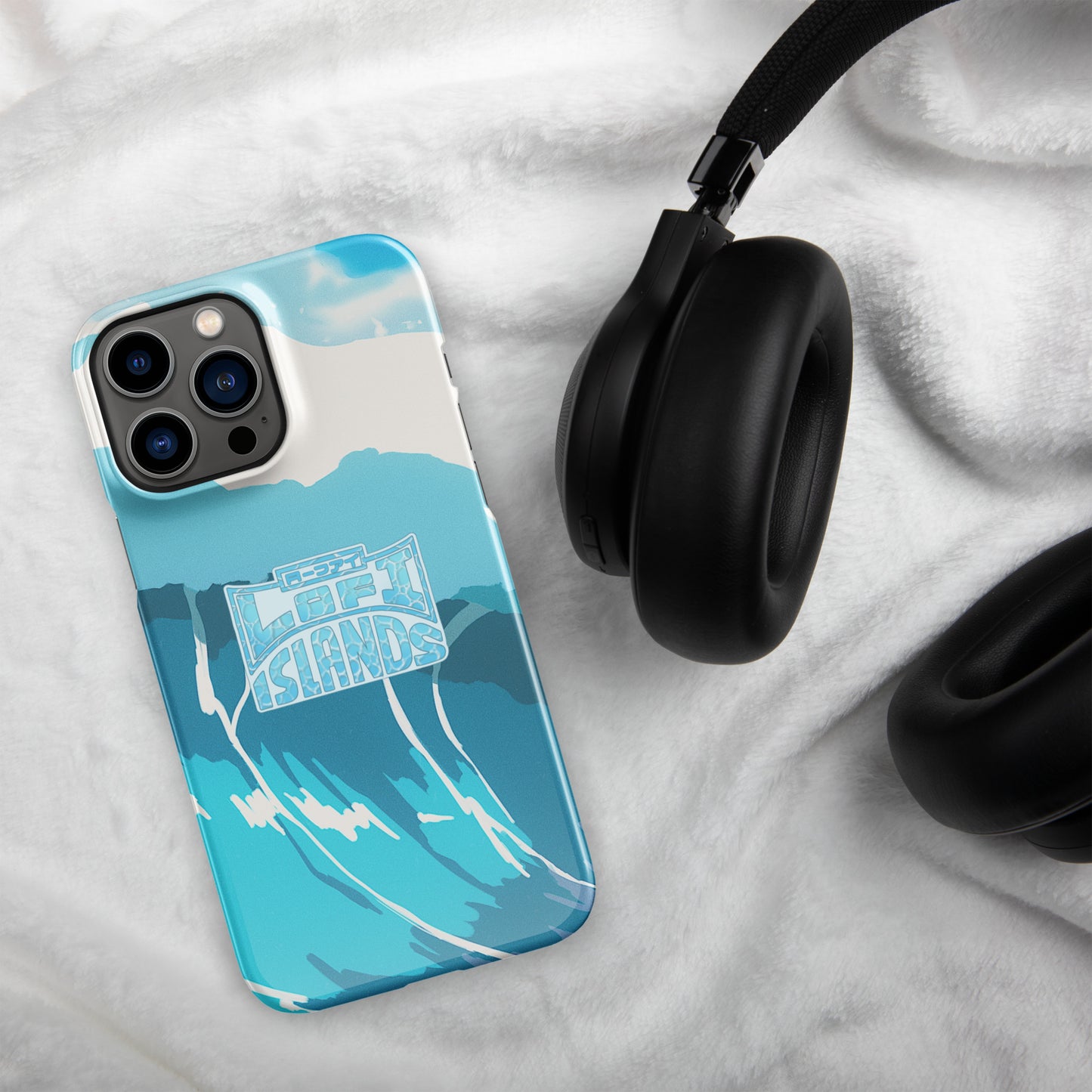 Lo-Fi Islands Ocean Wave Snap Phone Case