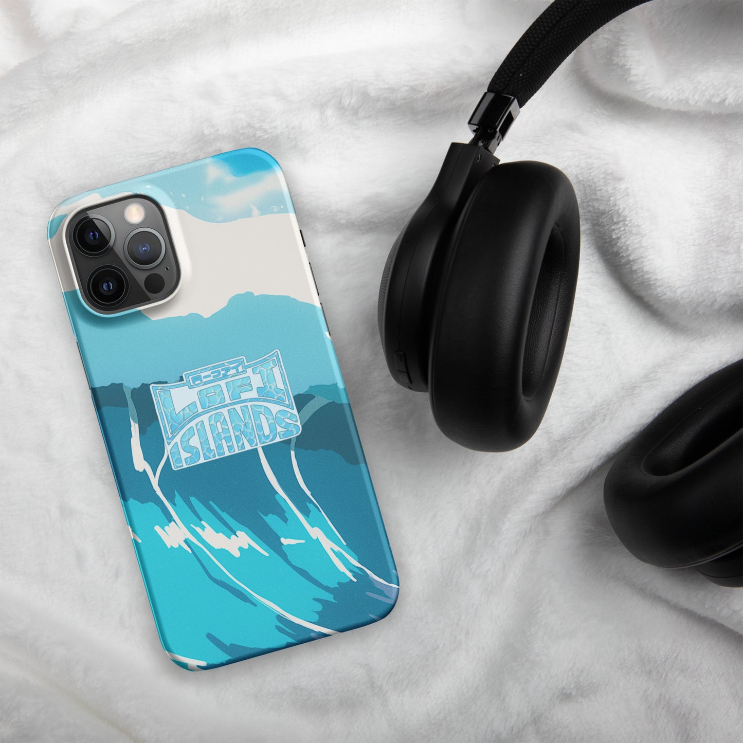 Lo-Fi Islands Ocean Wave Snap Phone Case