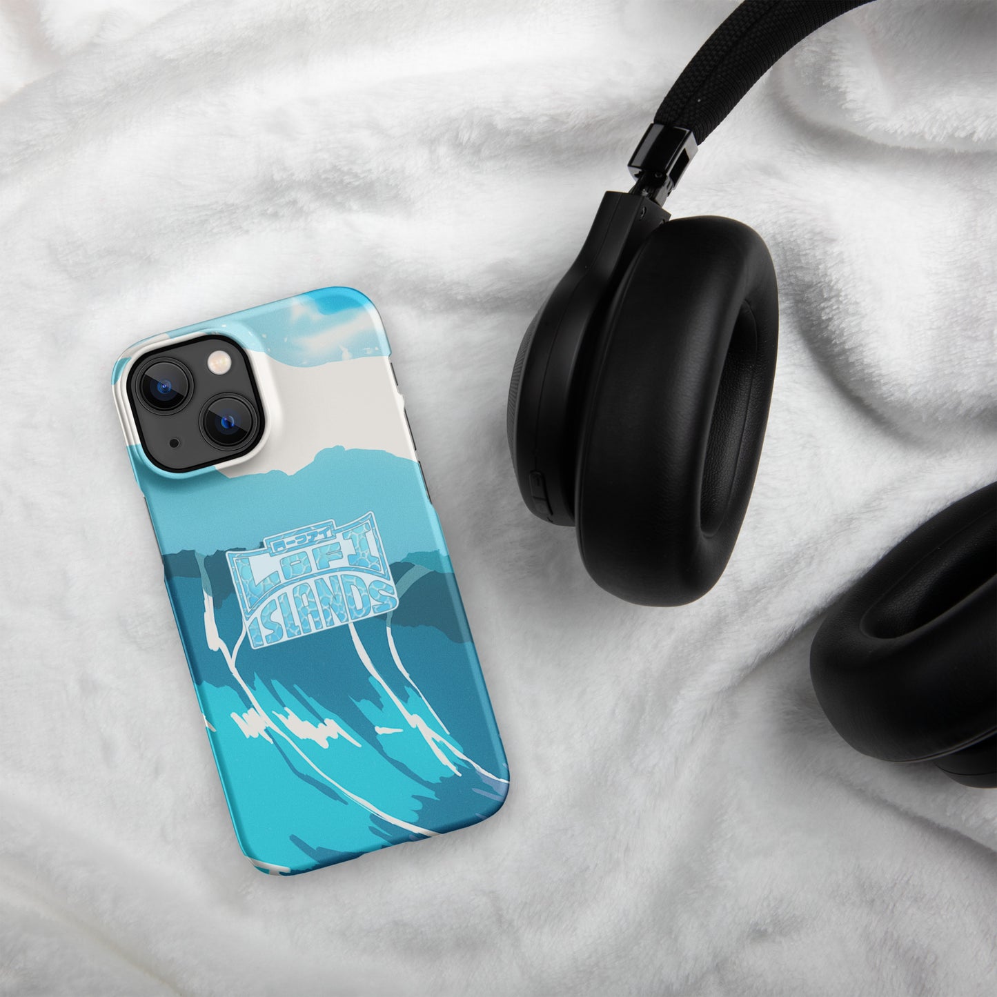 Lo-Fi Islands Ocean Wave Snap Phone Case