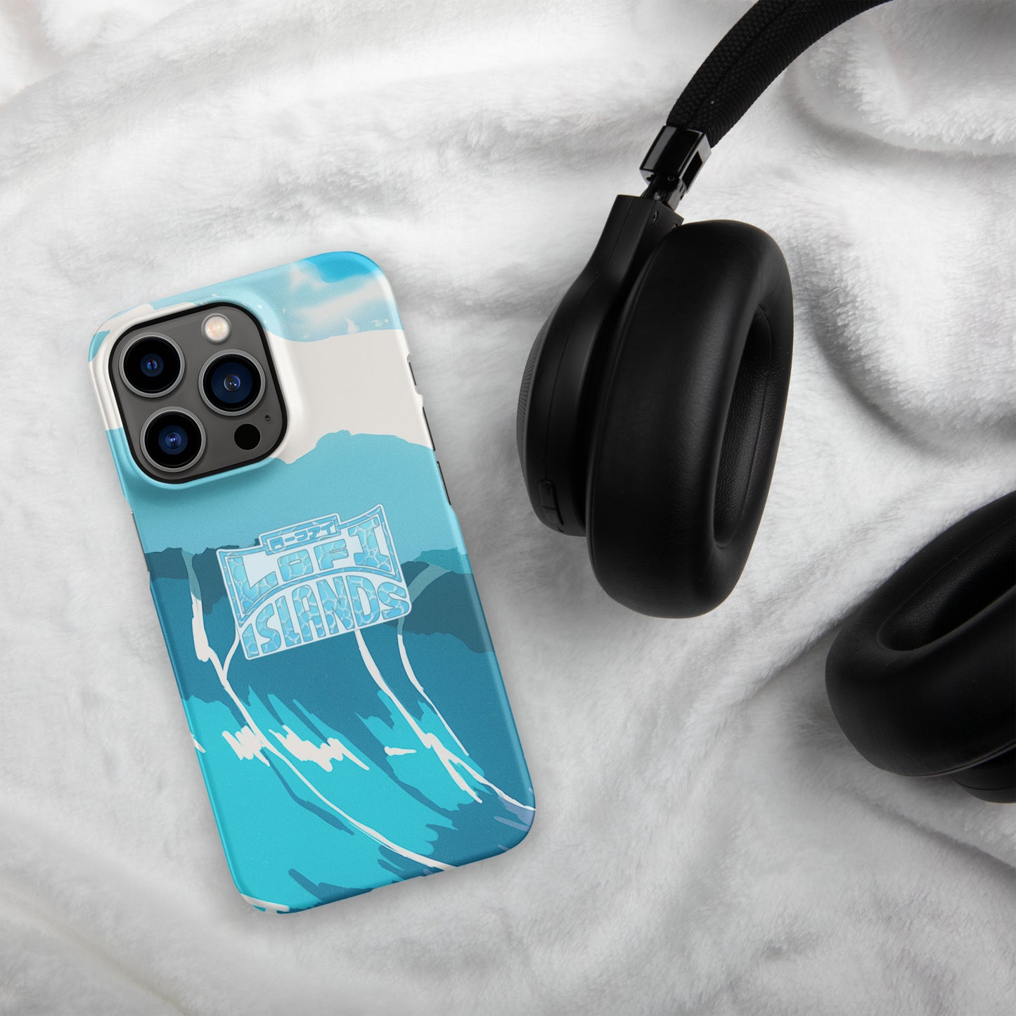 Lo-Fi Islands Ocean Wave Snap Phone Case