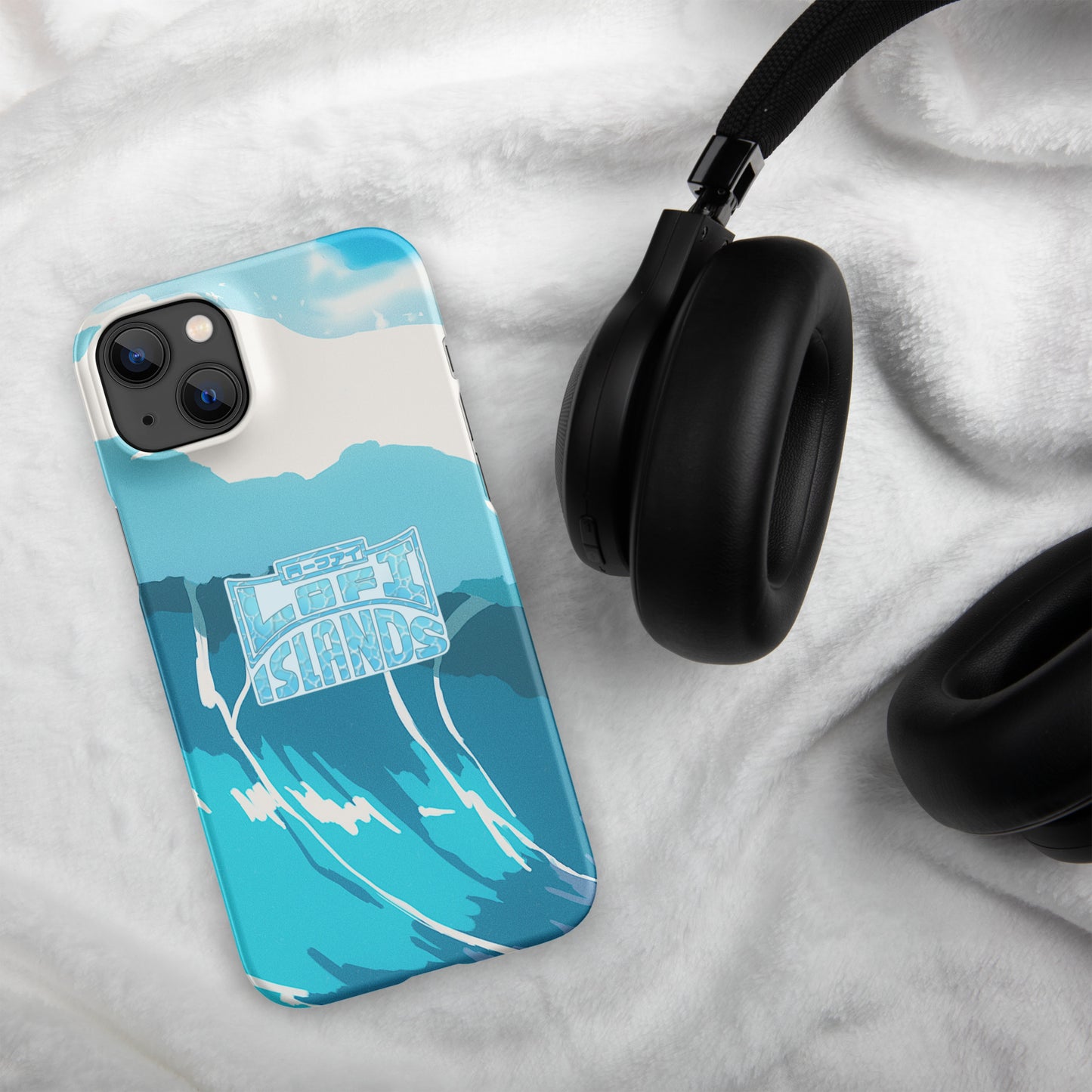 Lo-Fi Islands Ocean Wave Snap Phone Case