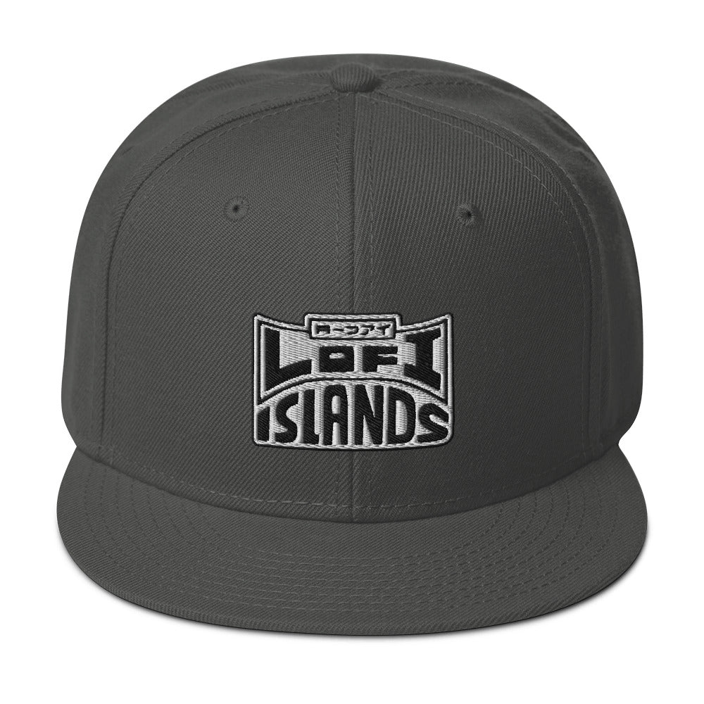 Lo-Fi Islands Grey Snapback Hat