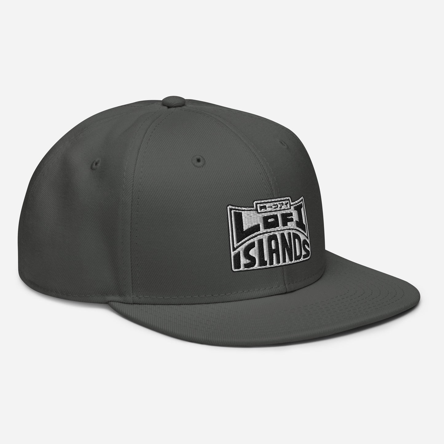 Lo-Fi Islands Grey Snapback Hat