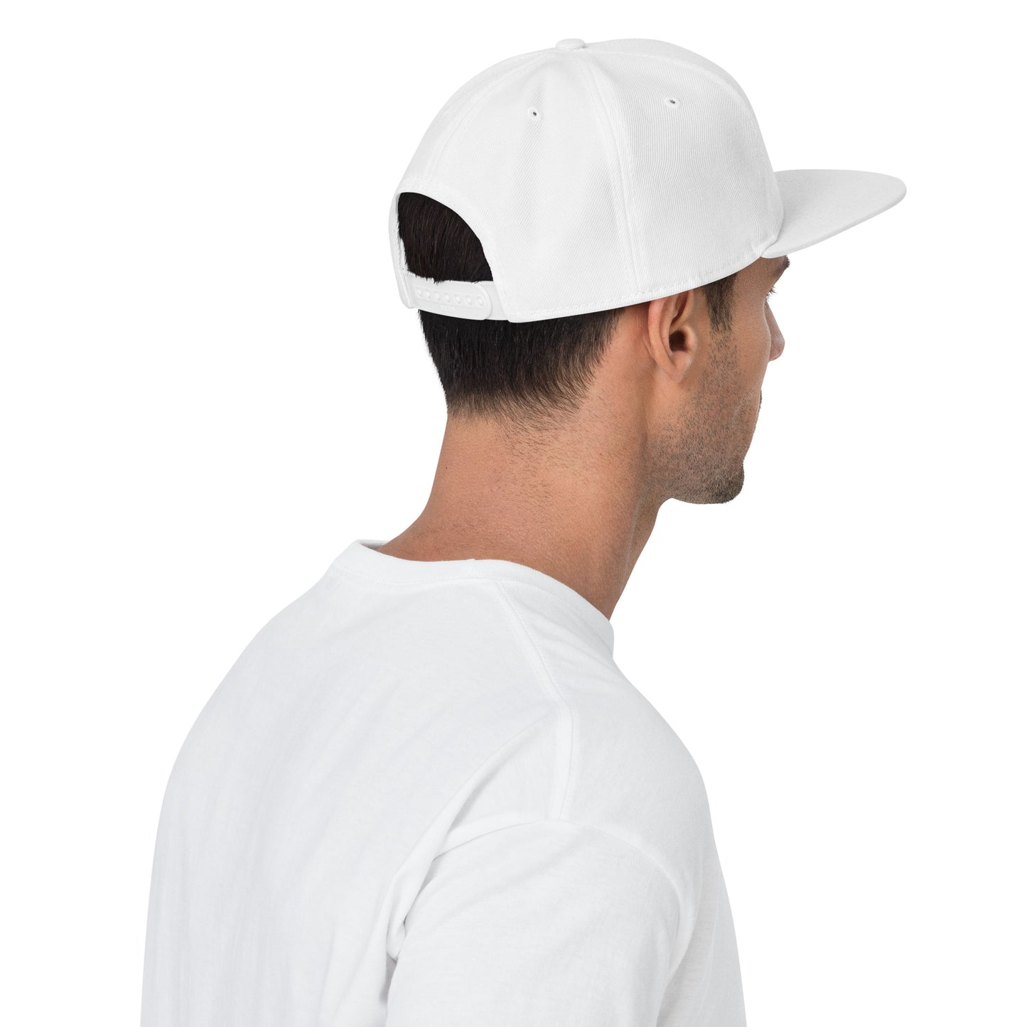 Lo-Fi Islands White Snapback Hat