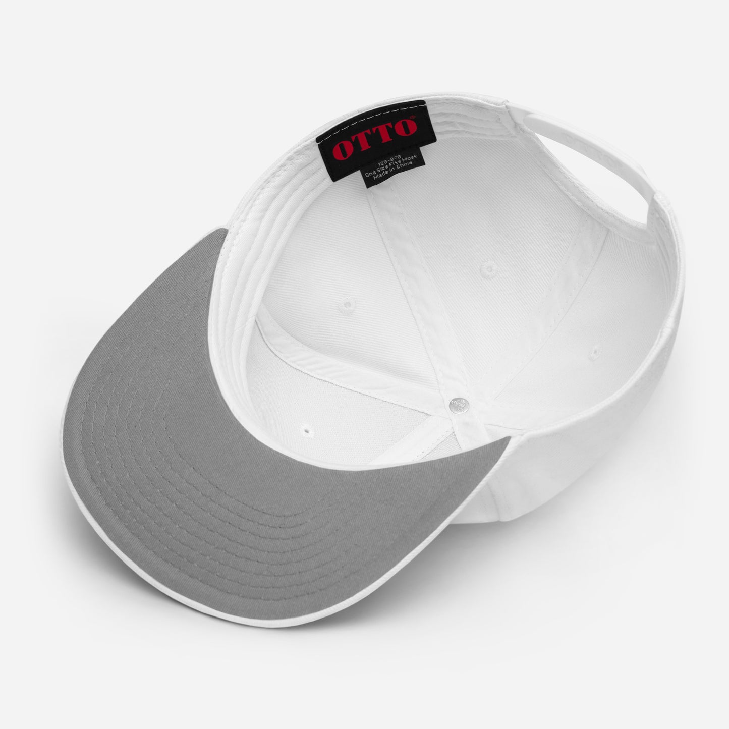 Lo-Fi Islands White Snapback Hat