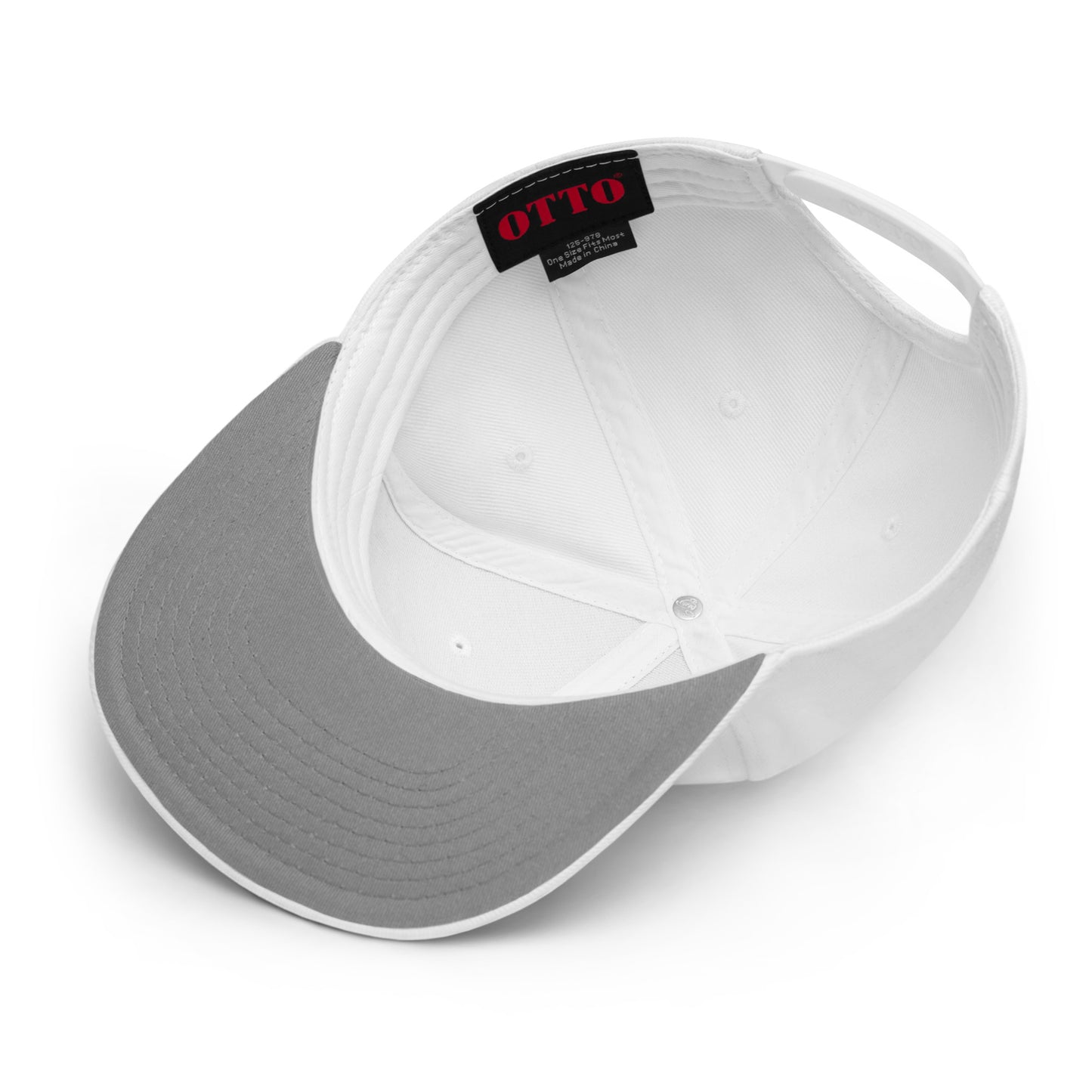 Lo-Fi Islands White Snapback Hat