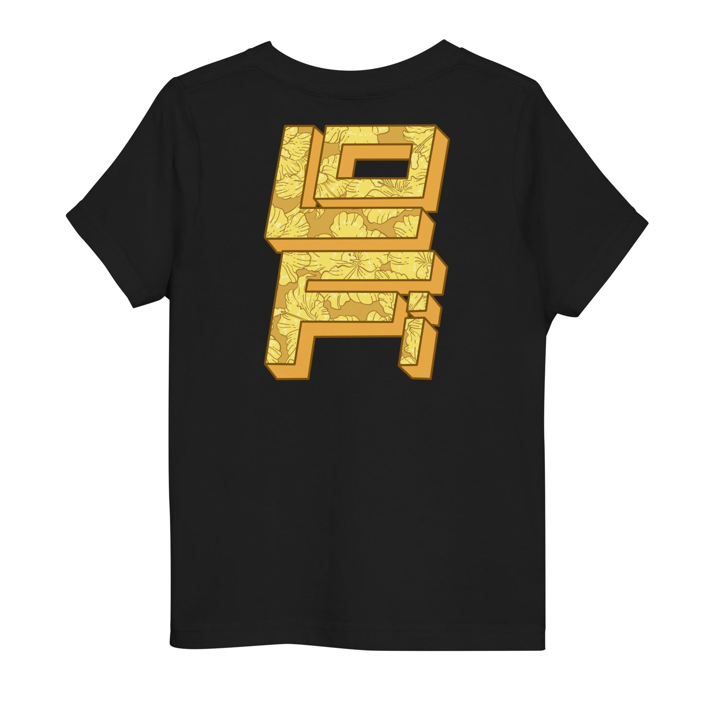 Gold Hibiscus Lo-Fi Camera Toddler Jersey T-Shirt