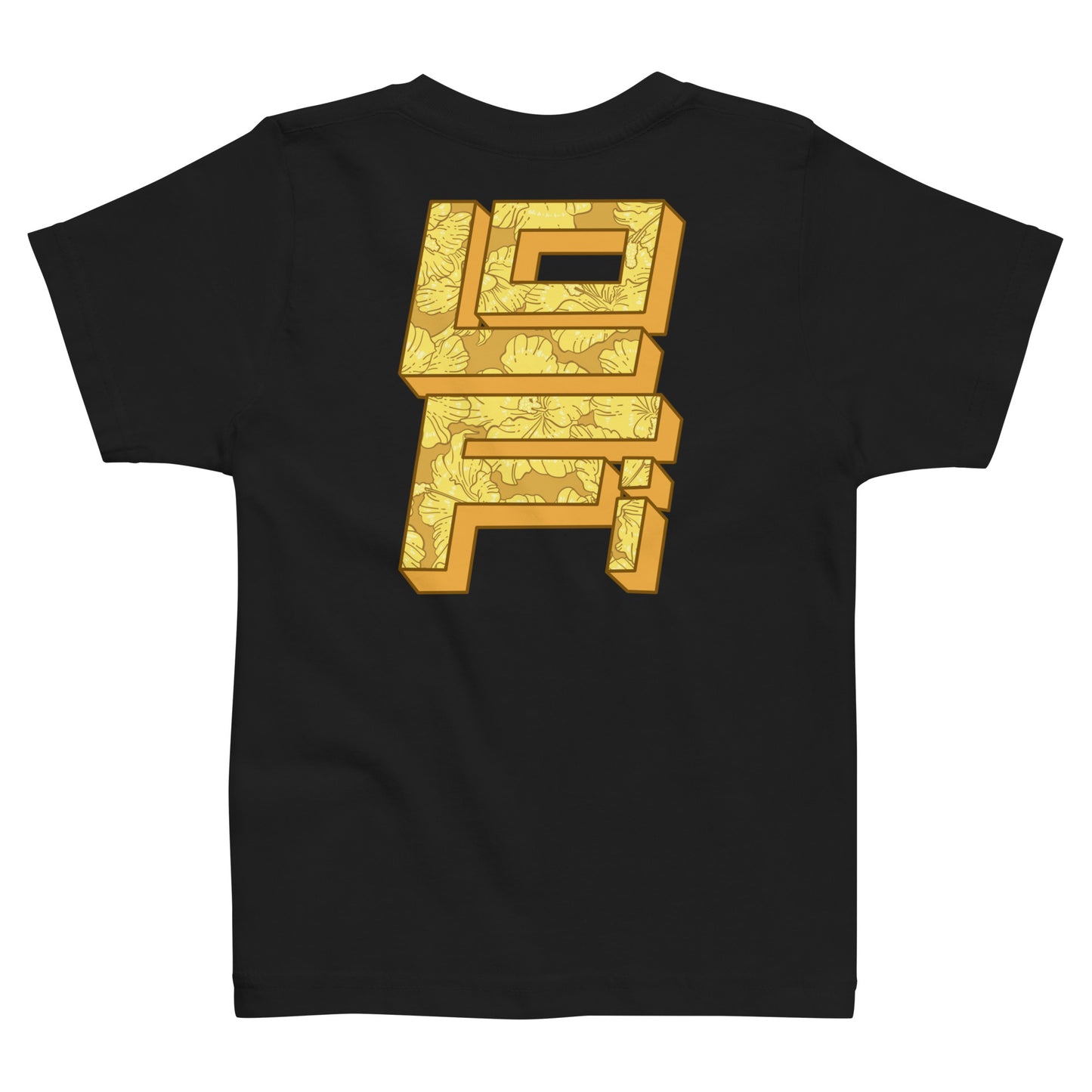 Gold Hibiscus Lo-Fi Camera Toddler Jersey T-Shirt