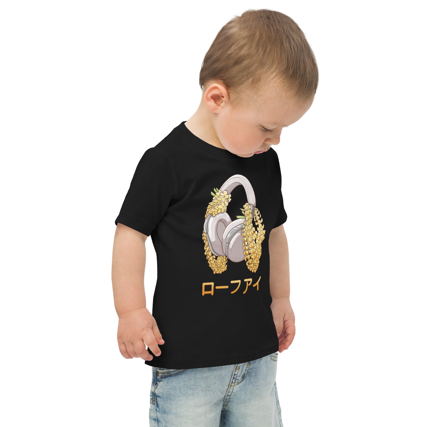 Puakenikeni Headphone Lei Toddler Jersey T-Shirt