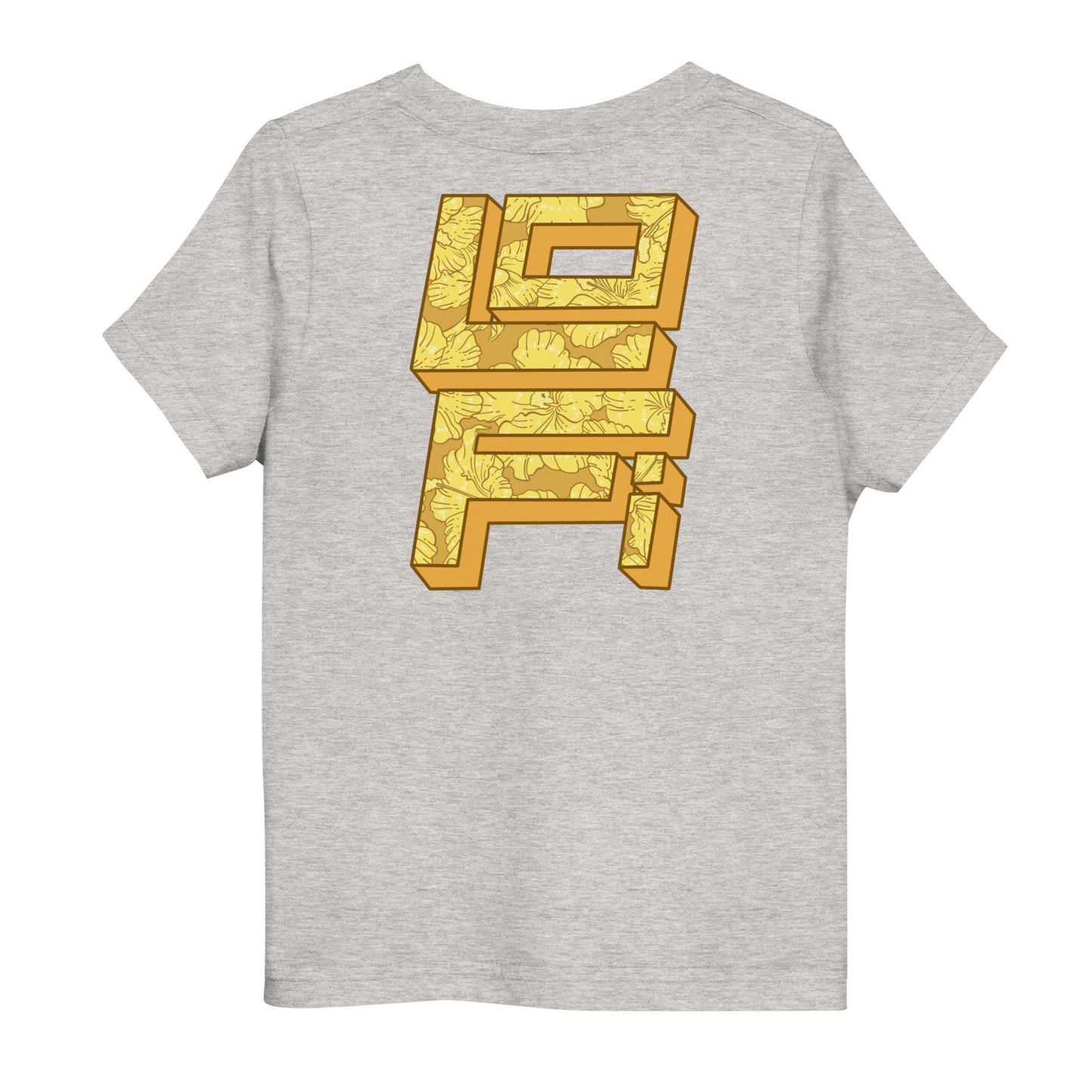 Gold Hibiscus Lo-Fi Camera Toddler Jersey T-Shirt