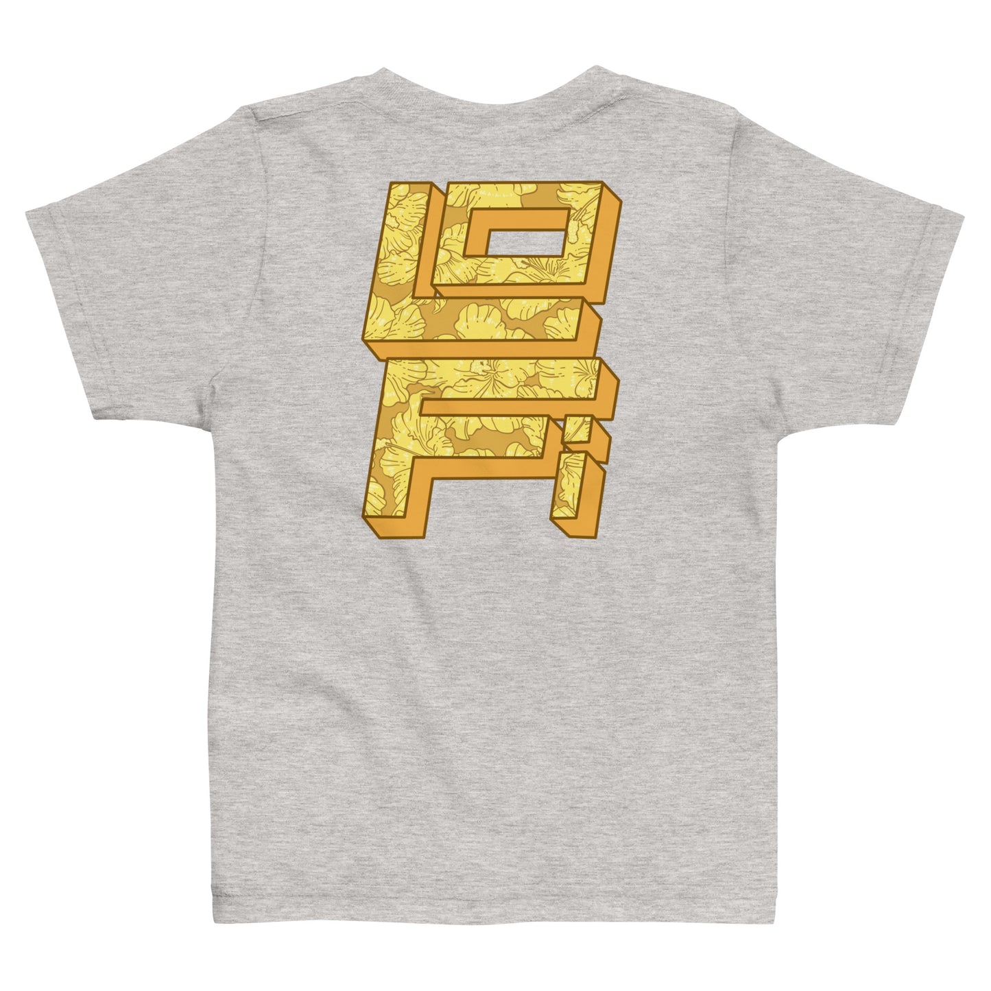 Gold Hibiscus Lo-Fi Camera Toddler Jersey T-Shirt