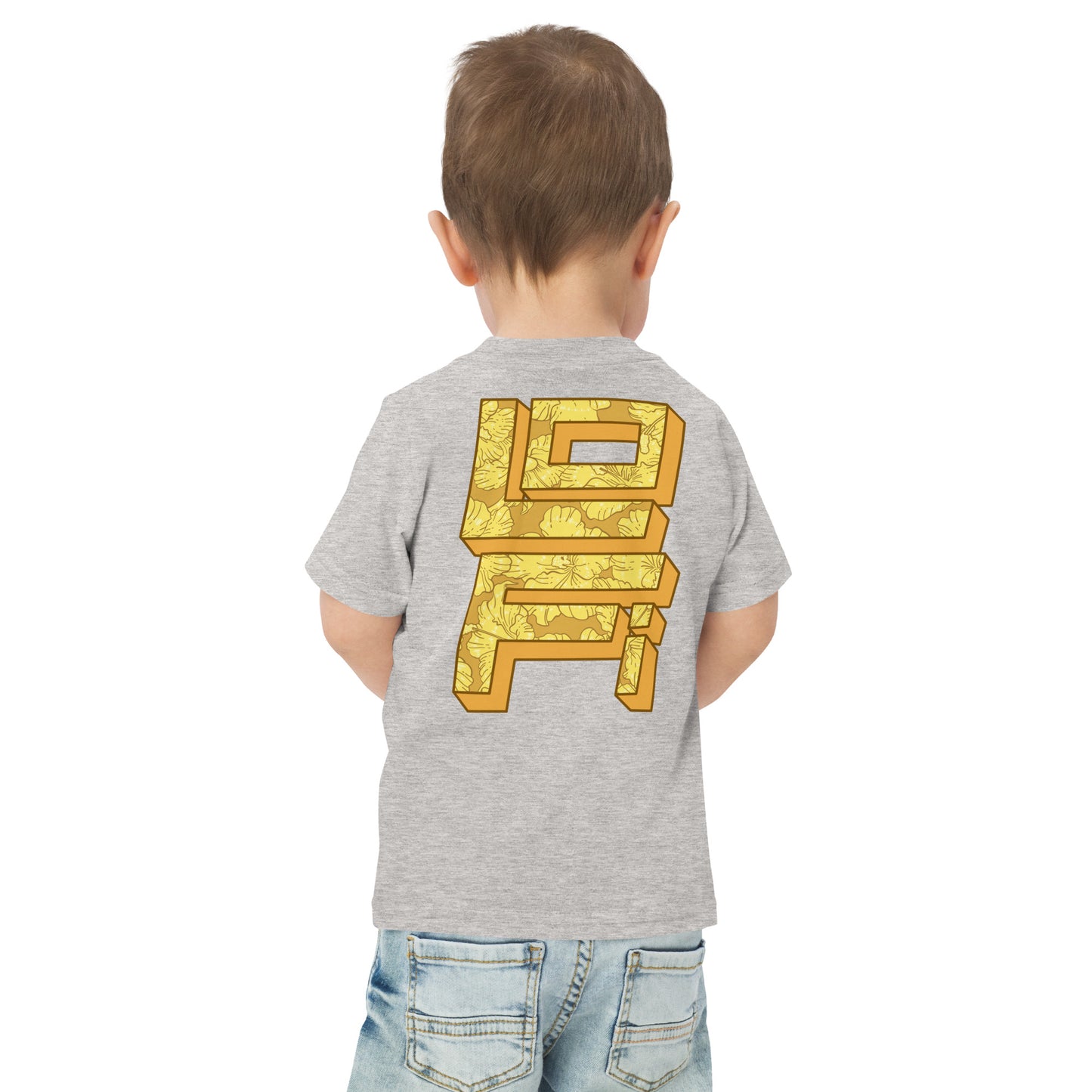 Gold Hibiscus Lo-Fi Camera Toddler Jersey T-Shirt