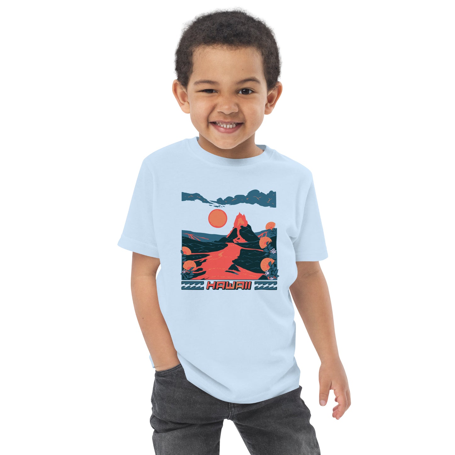 Volcano Hawaii Toddler Jersey T-Shirt