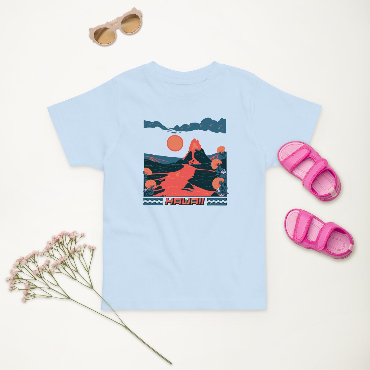 Volcano Hawaii Toddler Jersey T-Shirt