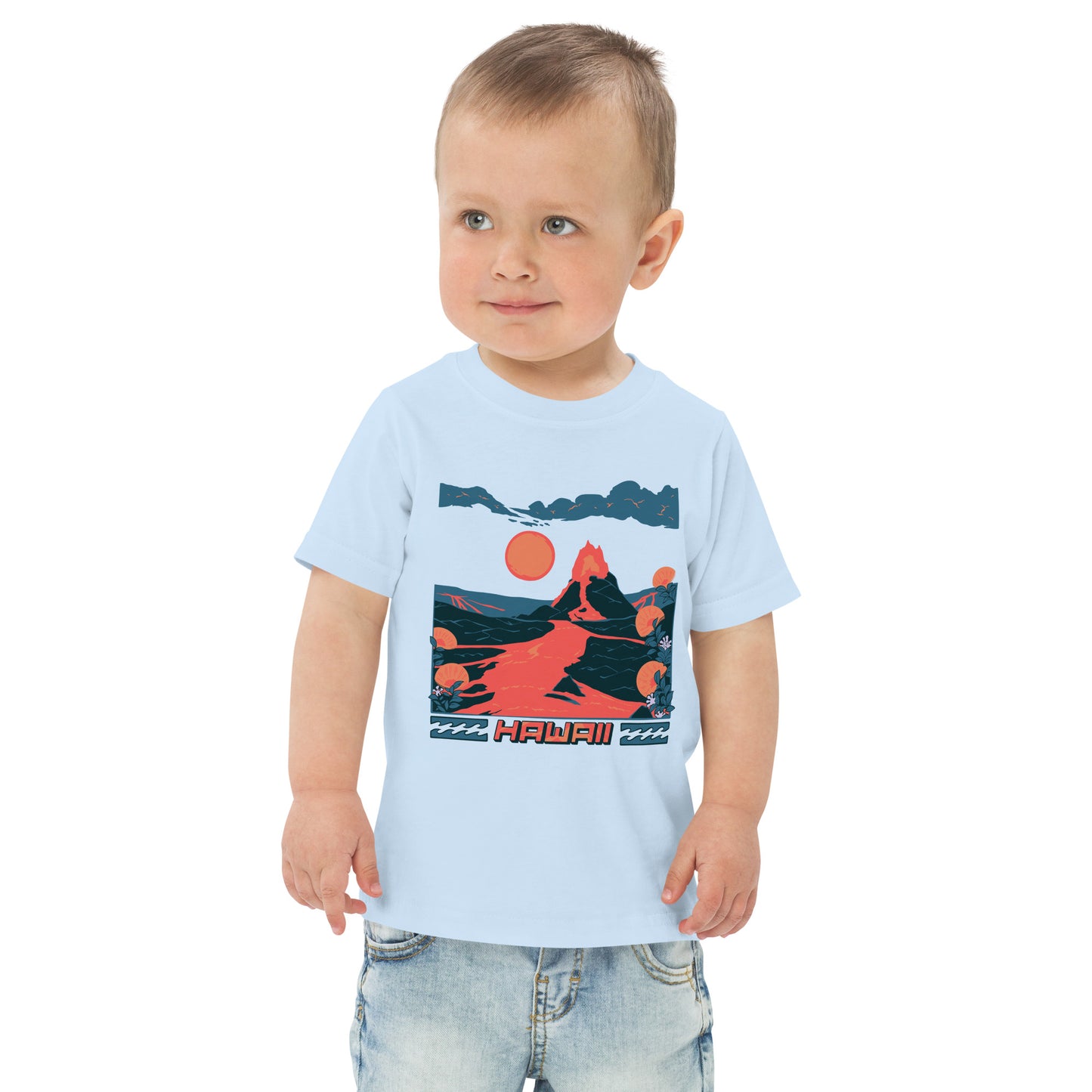 Volcano Hawaii Toddler Jersey T-Shirt