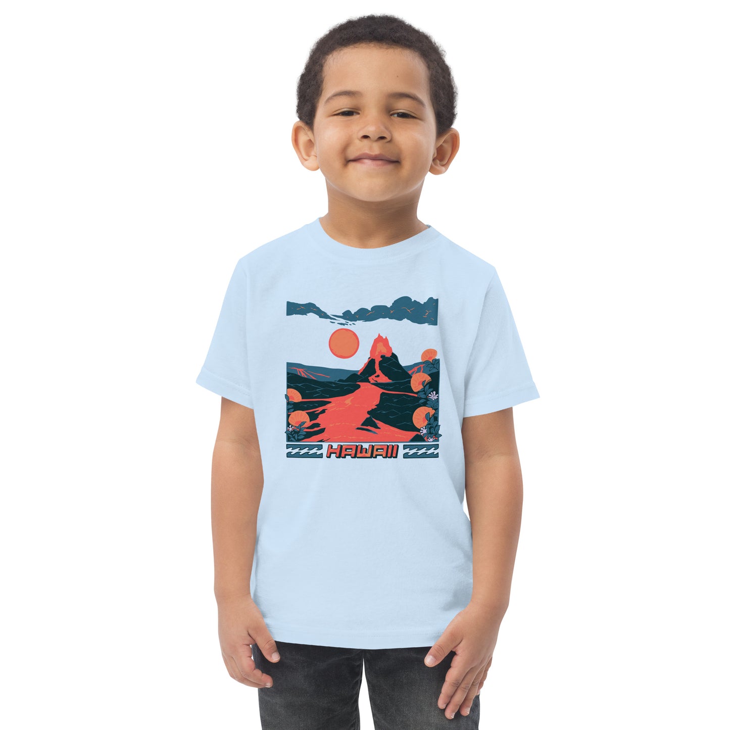 Volcano Hawaii Toddler Jersey T-Shirt