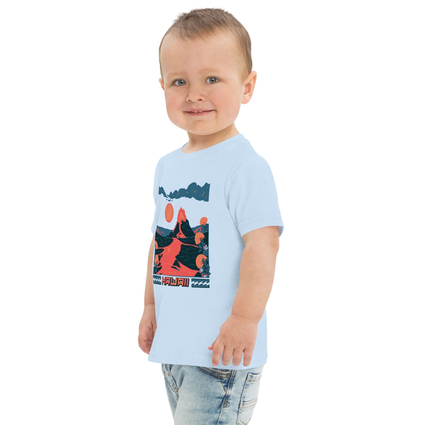 Volcano Hawaii Toddler Jersey T-Shirt