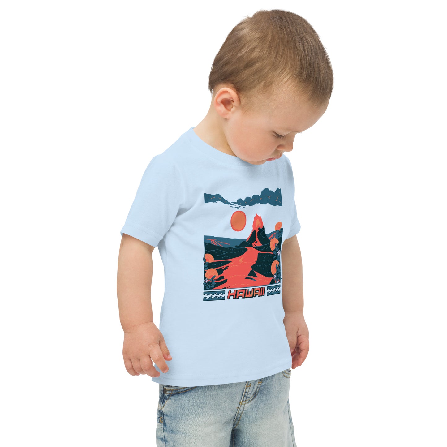 Volcano Hawaii Toddler Jersey T-Shirt