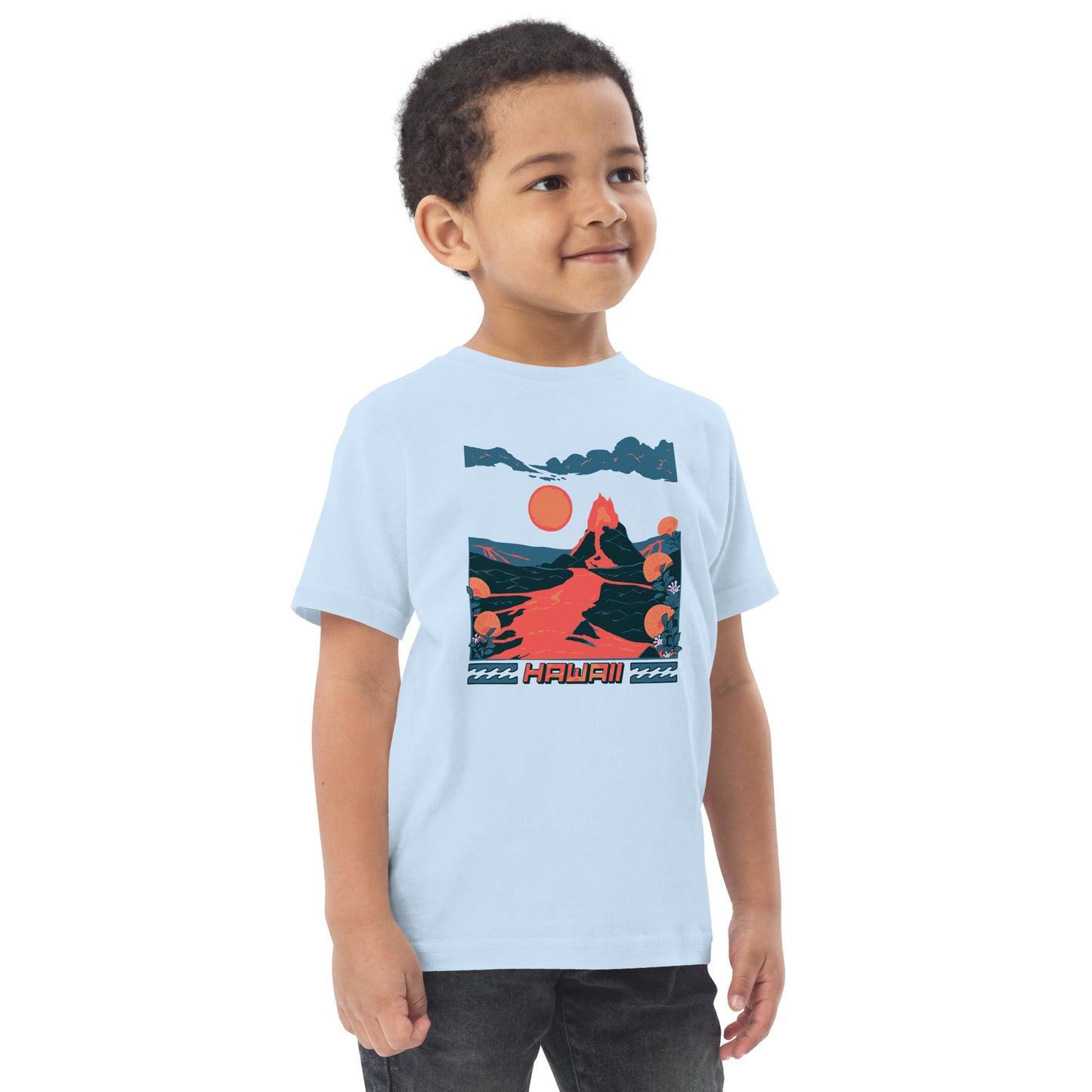 Volcano Hawaii Toddler Jersey T-Shirt