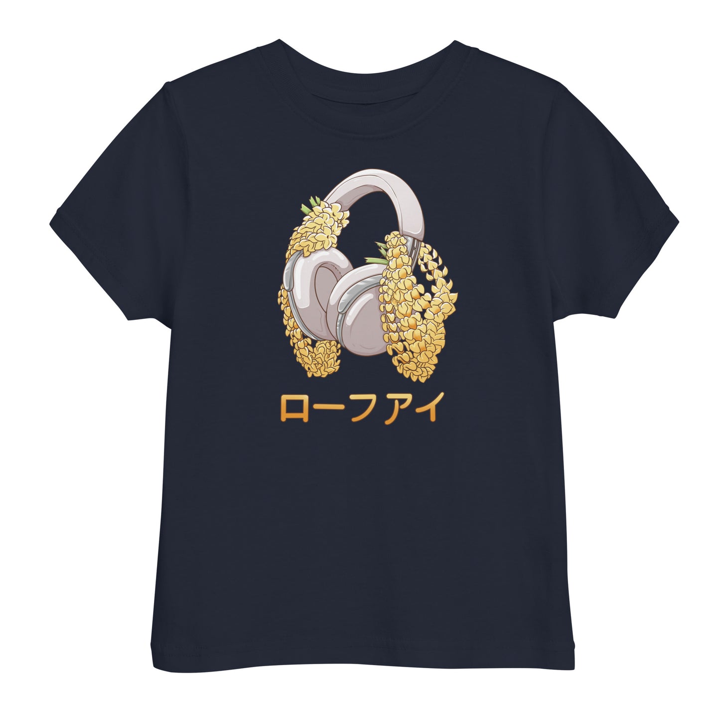 Puakenikeni Headphone Lei Toddler Jersey T-Shirt