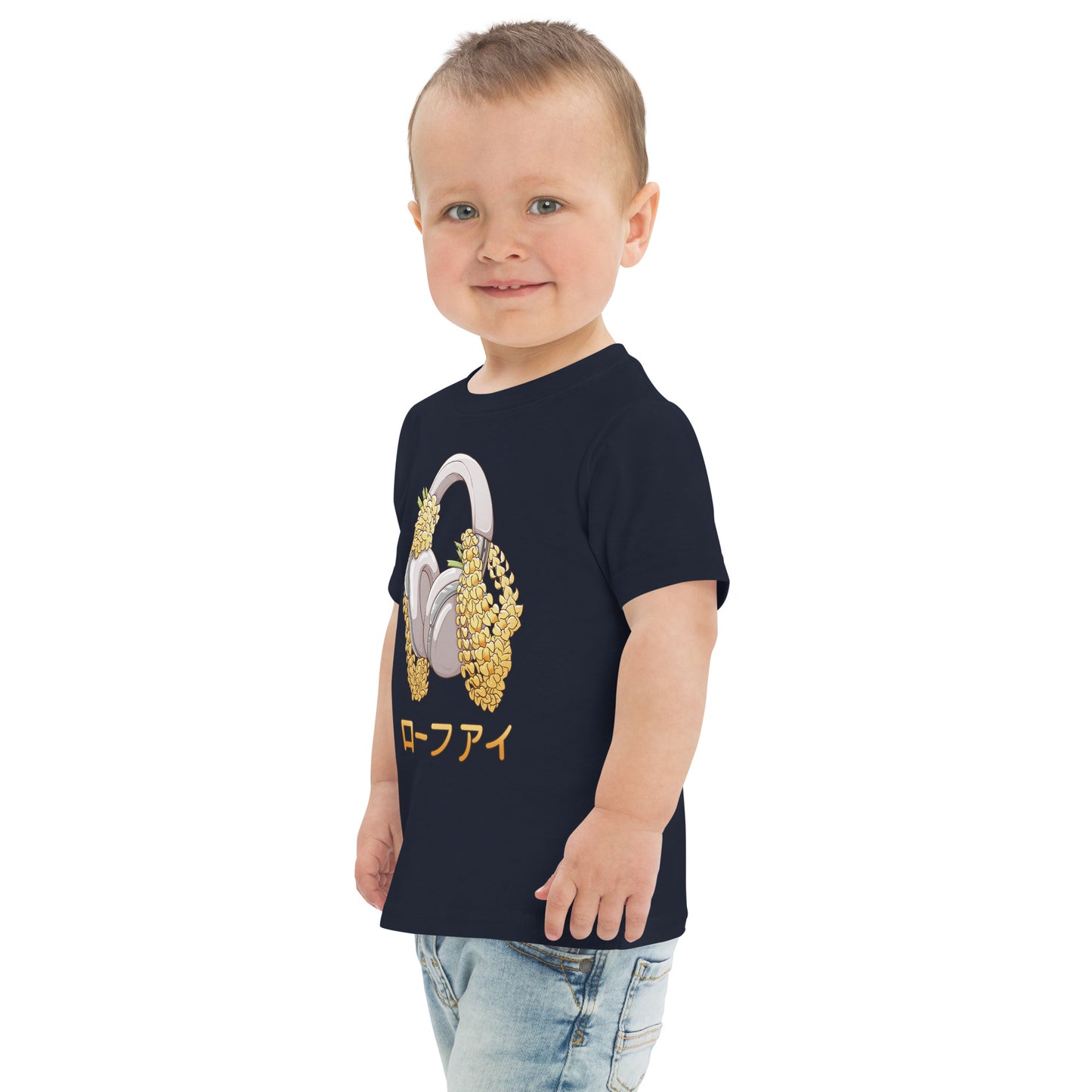 Puakenikeni Headphone Lei Toddler Jersey T-Shirt