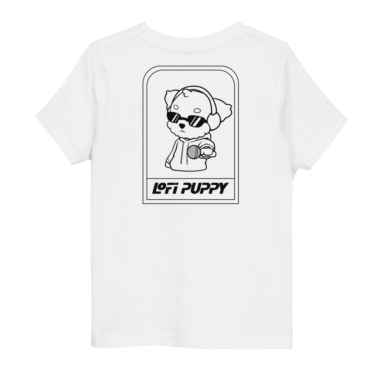 Lo-Fi Puppy White Toddler Jersey T-Shirt