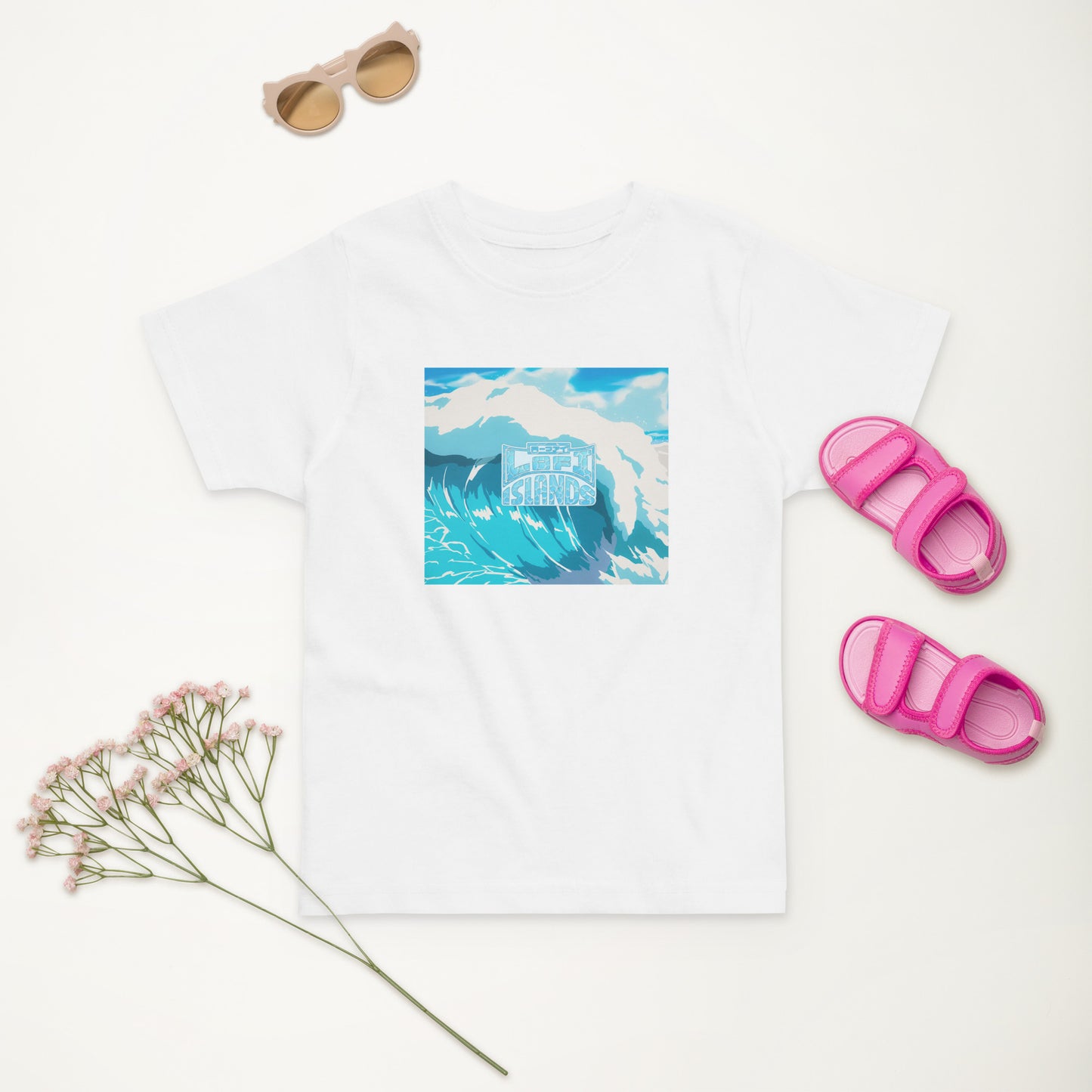 Islands Wave Toddler Jersey T-Shirt