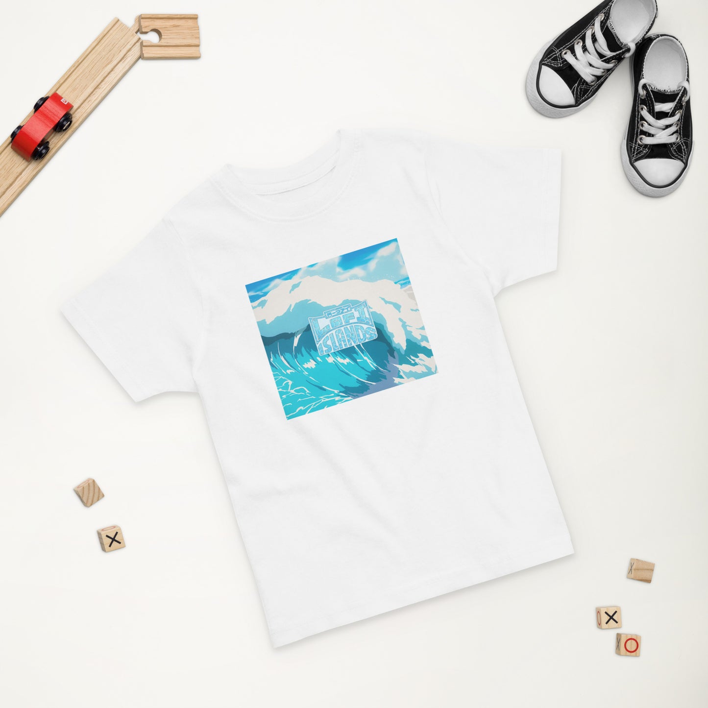 Islands Wave Toddler Jersey T-Shirt