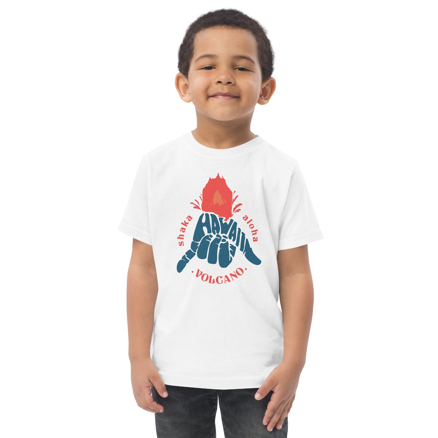 Volcano Hawaii Toddler Jersey T-Shirt