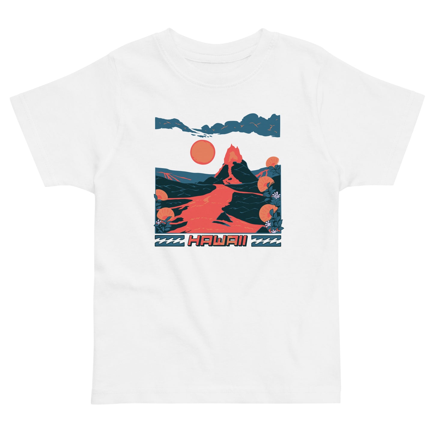 Volcano Hawaii Toddler Jersey T-Shirt