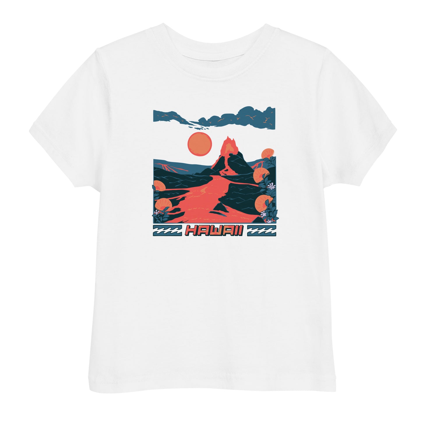 Volcano Hawaii Toddler Jersey T-Shirt